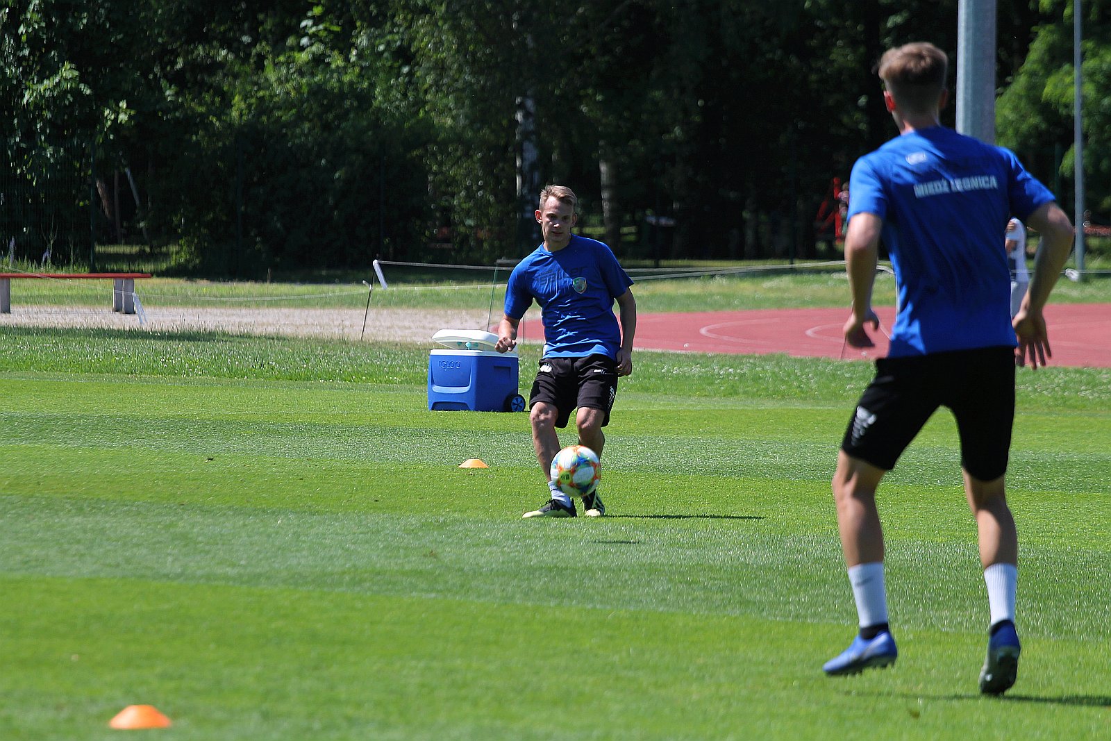 Pierwszy trening Miedzi Legnica po przerwie urlopowej