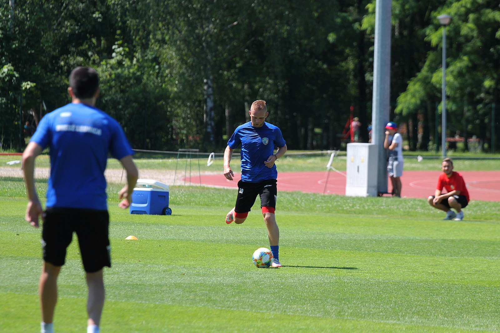Pierwszy trening Miedzi Legnica po przerwie urlopowej