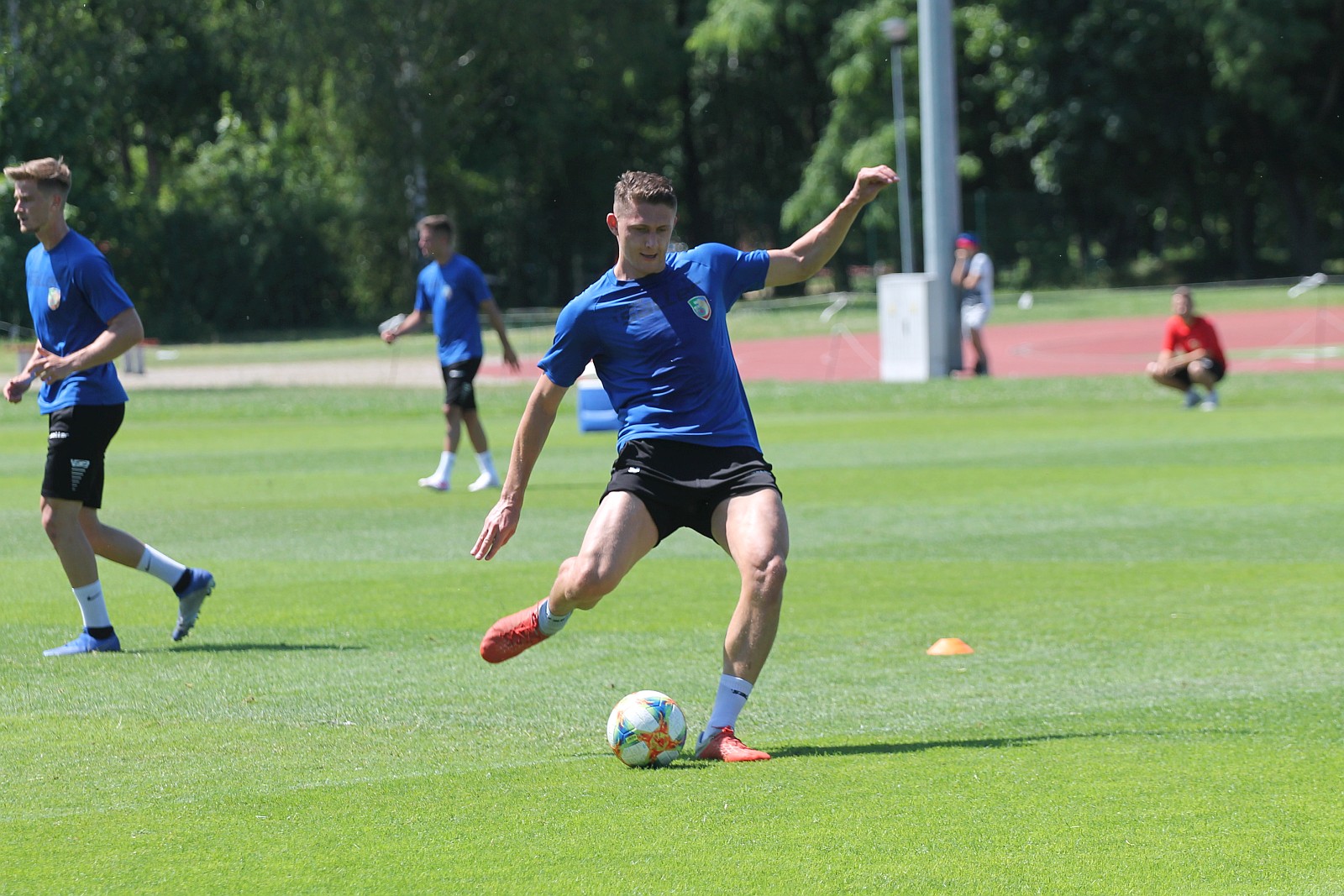 Pierwszy trening Miedzi Legnica po przerwie urlopowej