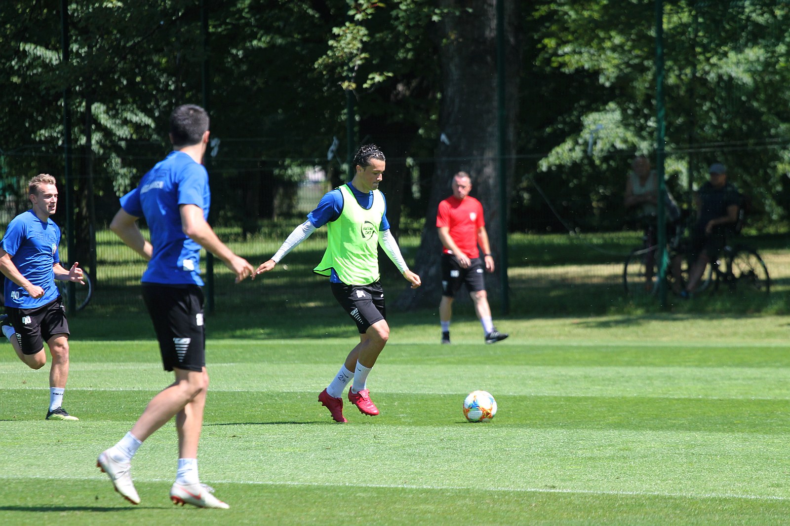Pierwszy trening Miedzi Legnica po przerwie urlopowej