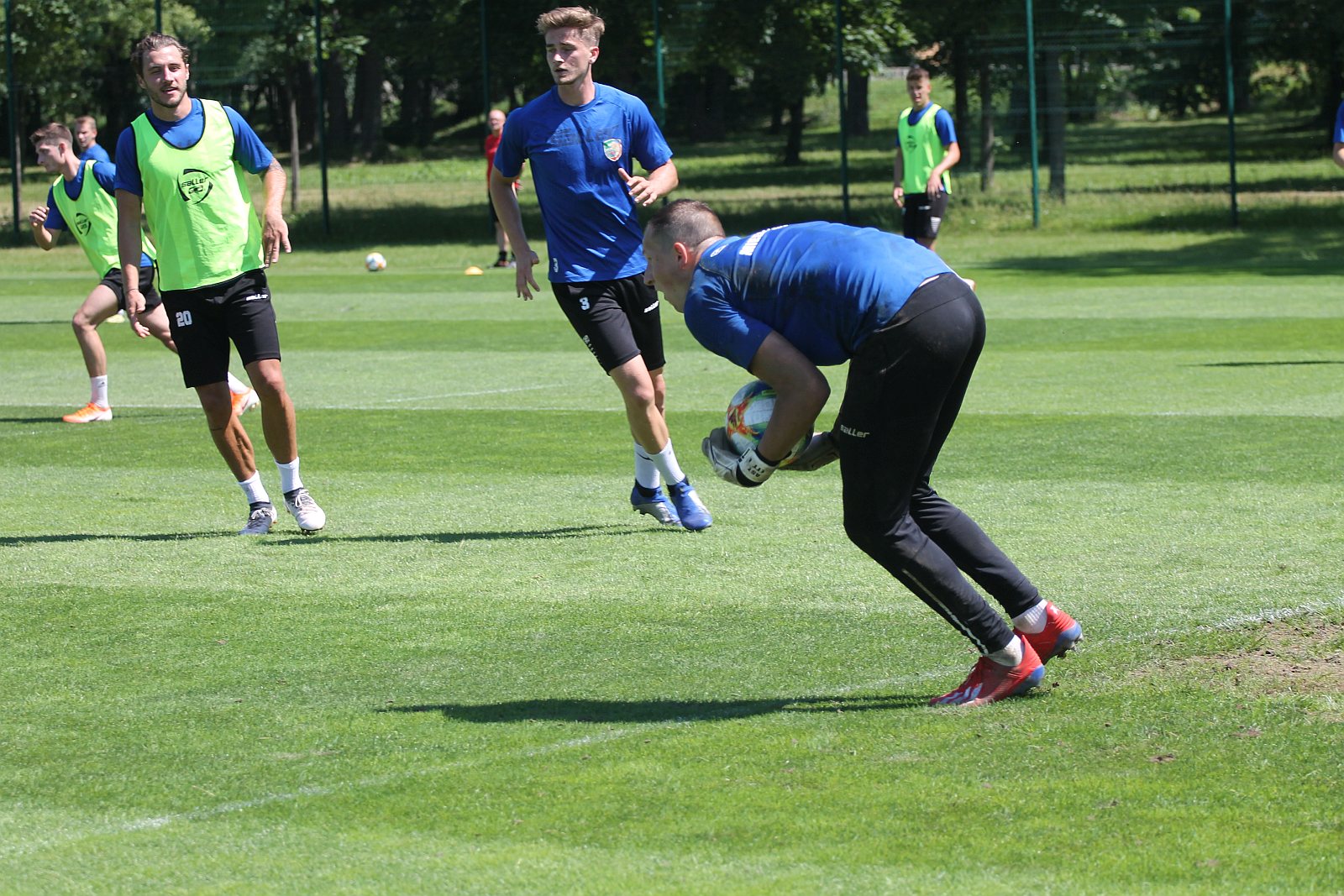 Pierwszy trening Miedzi Legnica po przerwie urlopowej