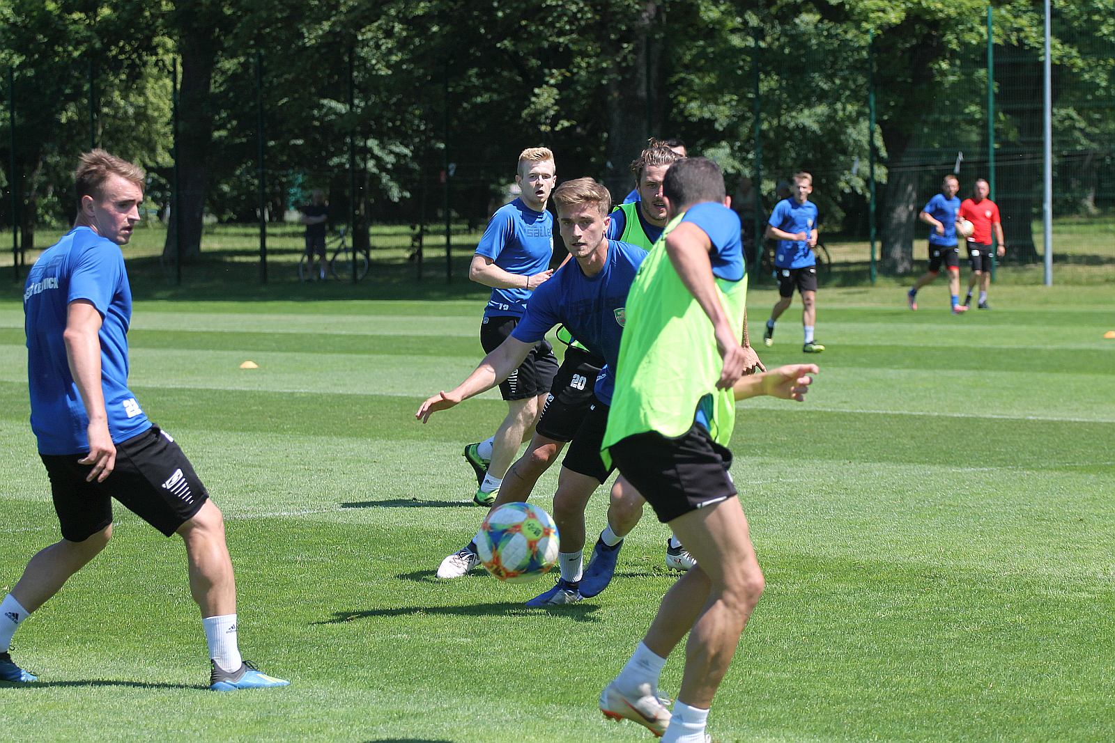 Pierwszy trening Miedzi Legnica po przerwie urlopowej