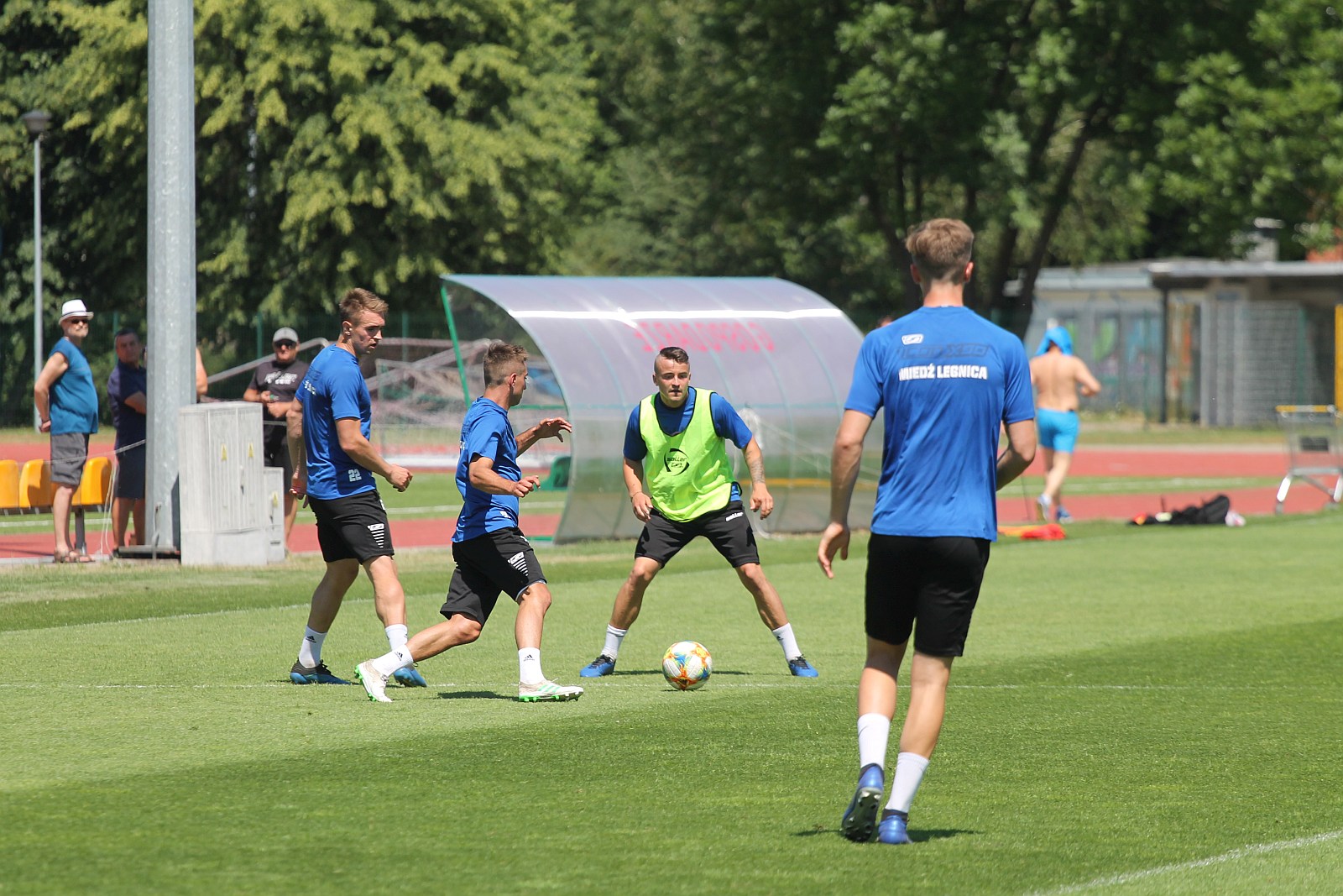 Pierwszy trening Miedzi Legnica po przerwie urlopowej