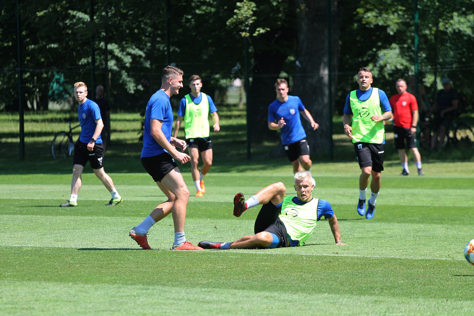 Pierwszy trening Miedzi Legnica po przerwie urlopowej