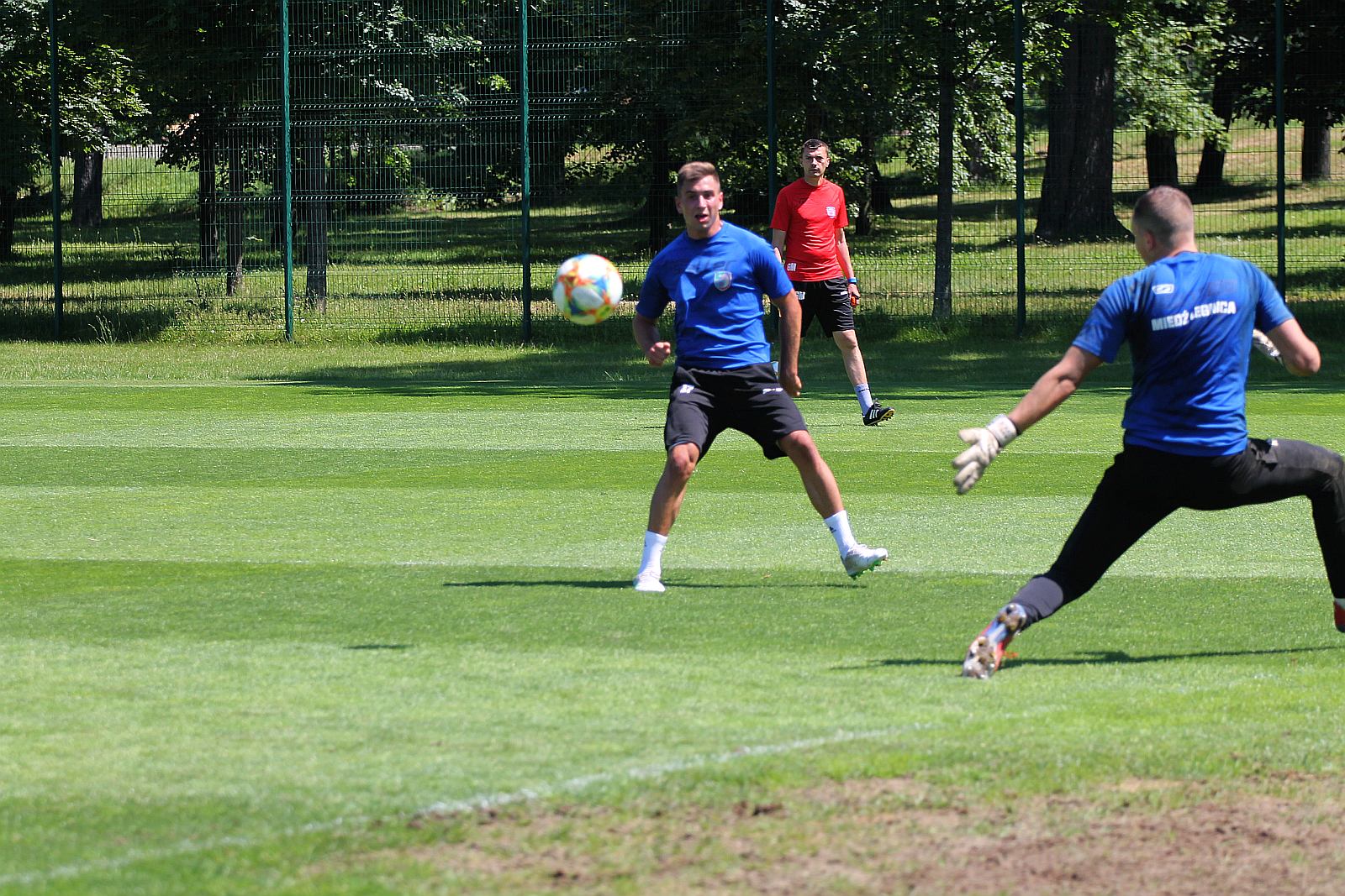 Pierwszy trening Miedzi Legnica po przerwie urlopowej