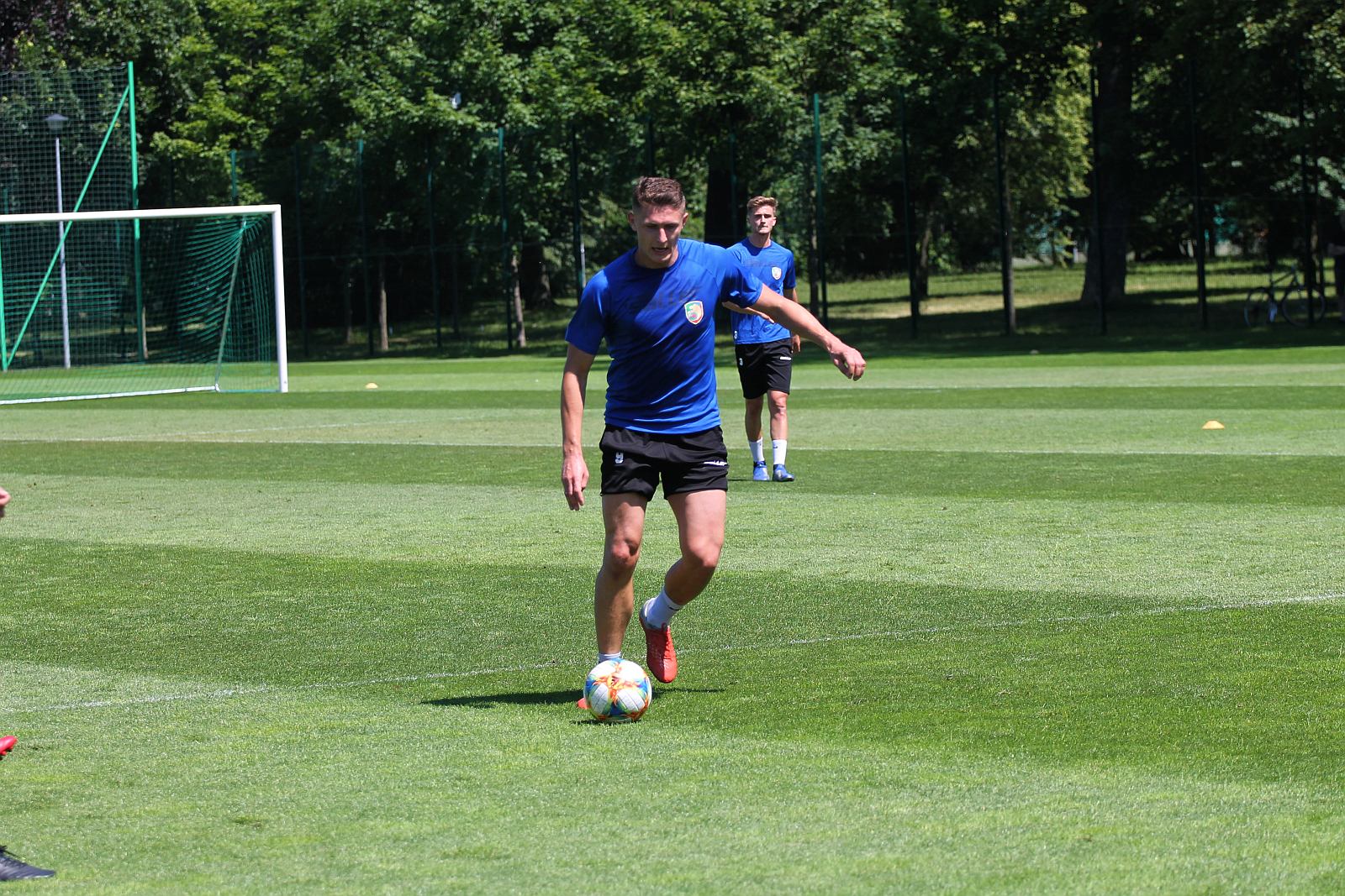 Pierwszy trening Miedzi Legnica po przerwie urlopowej