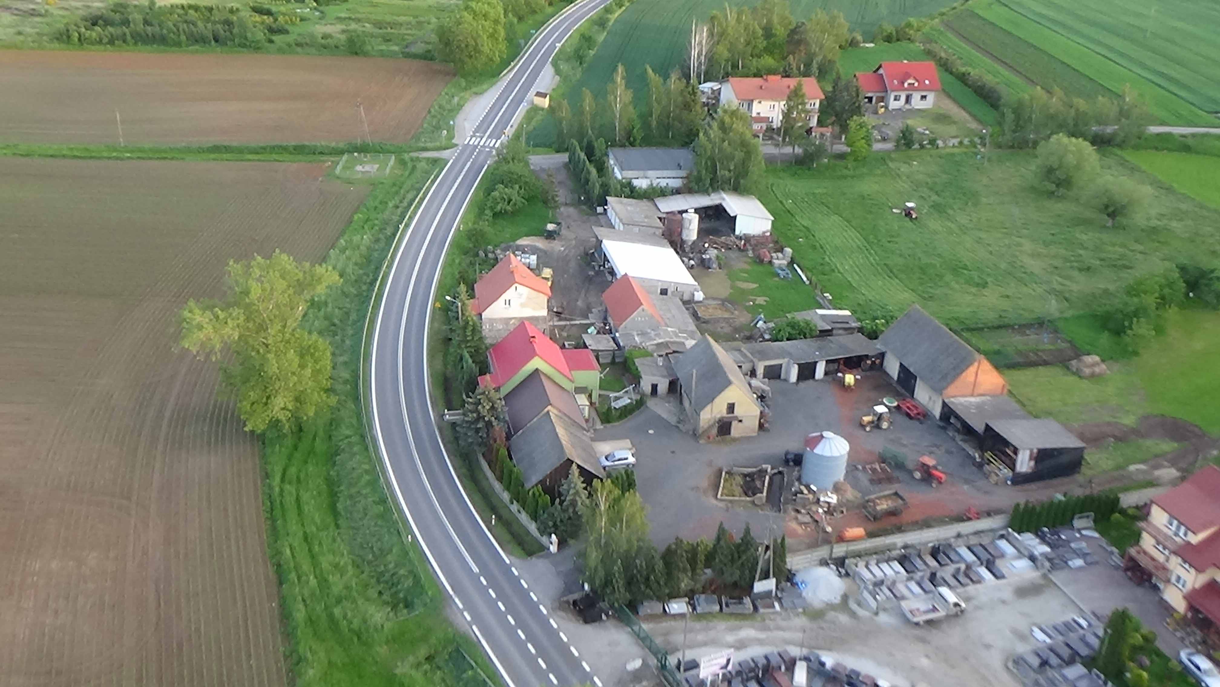 Koiszków z lotu ptaka. Zobacz jak wygląda wioska        	