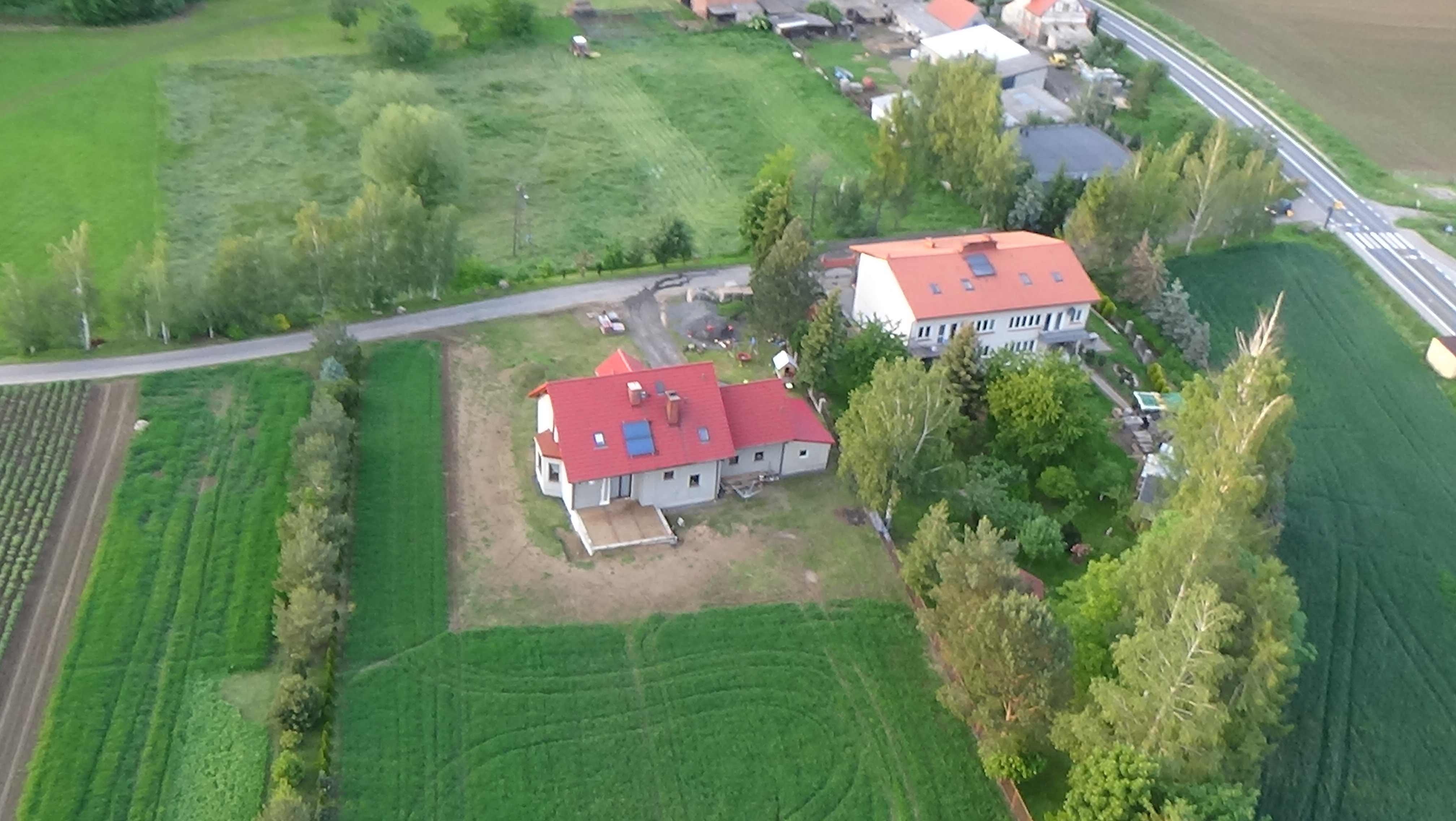 Koiszków z lotu ptaka. Zobacz jak wygląda wioska        	