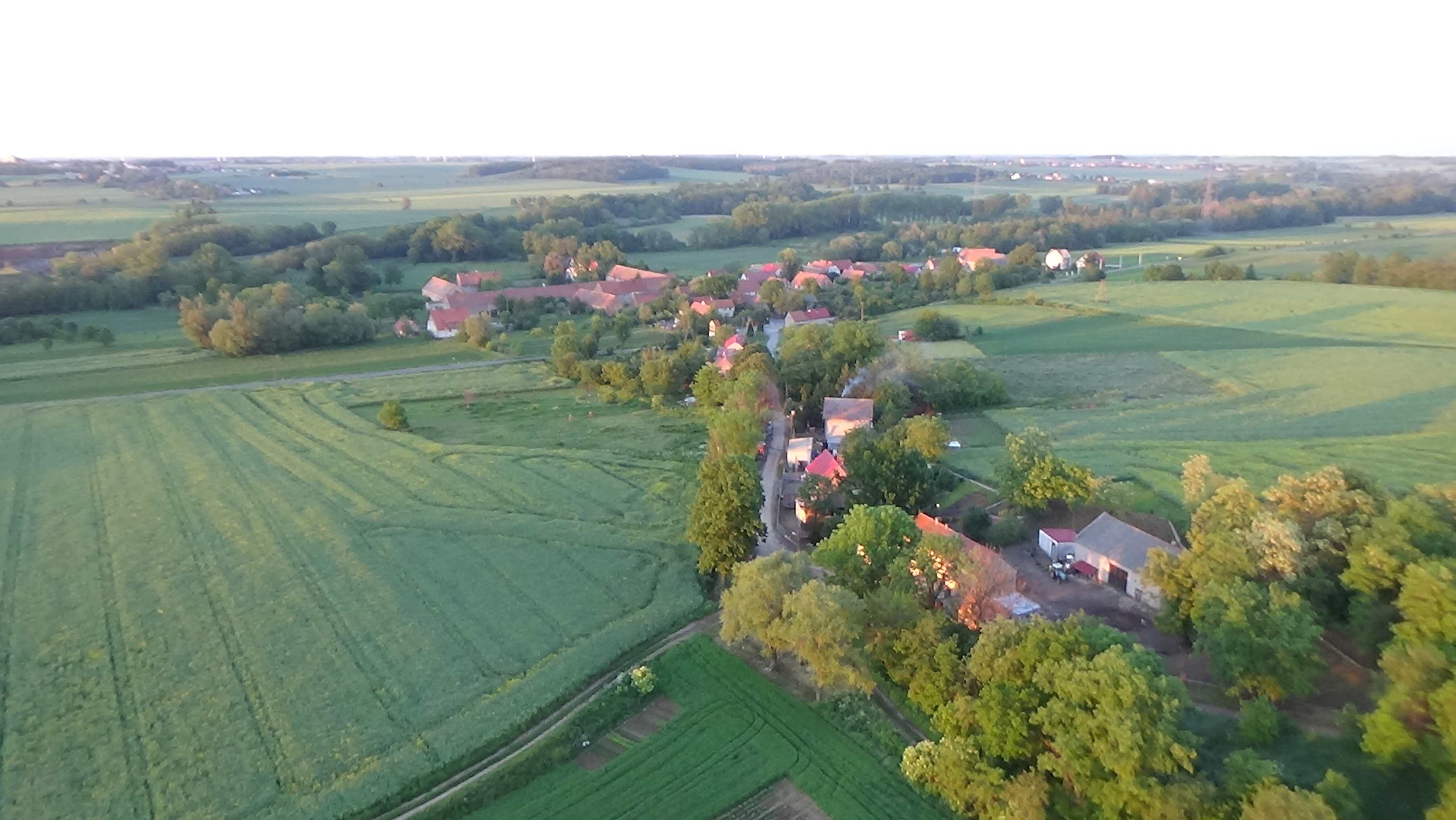 Lubień z lotu ptaka. Zobacz jak wygląda wioska       
