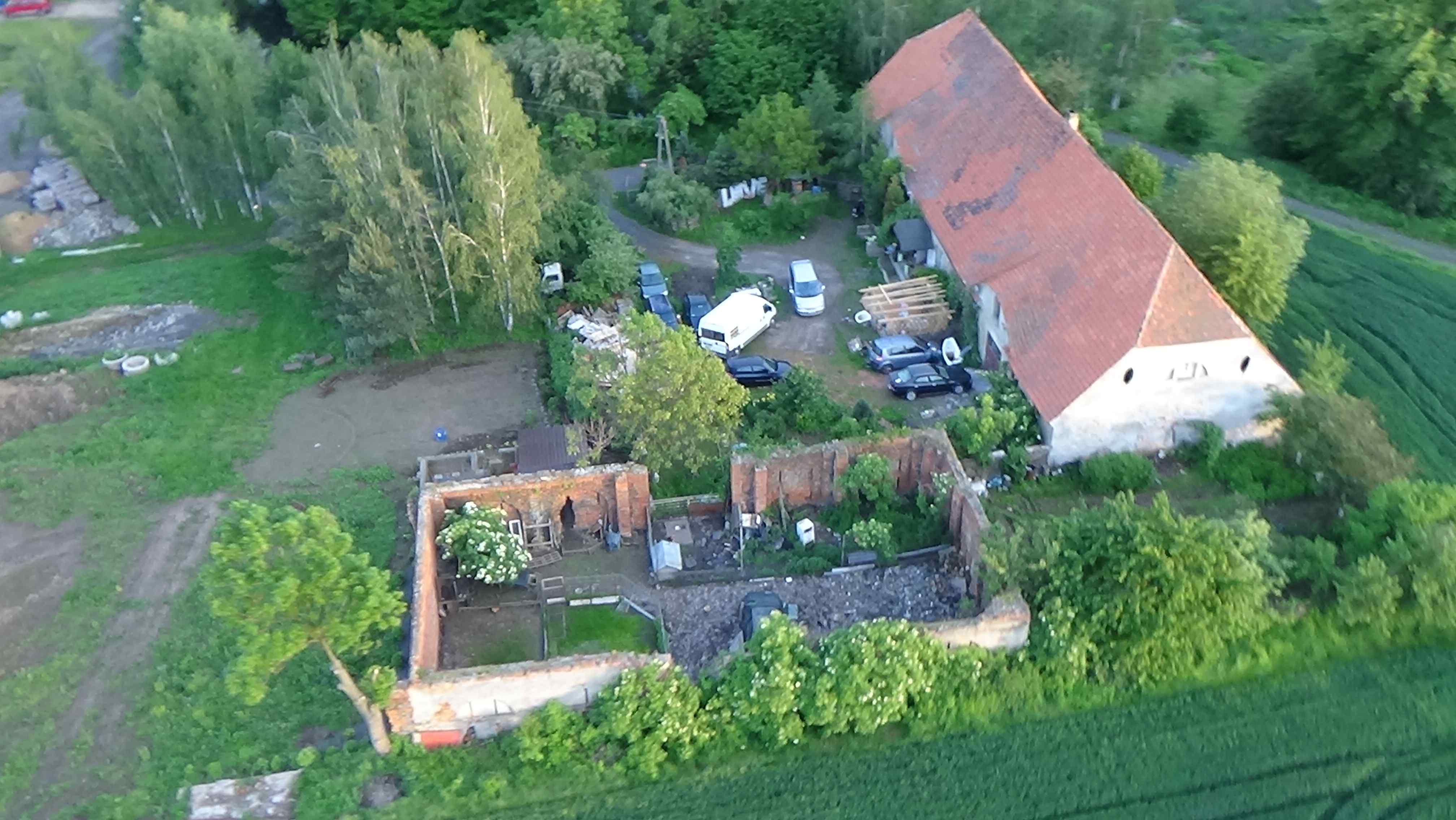 Koiszków z lotu ptaka. Zobacz jak wygląda wioska        	