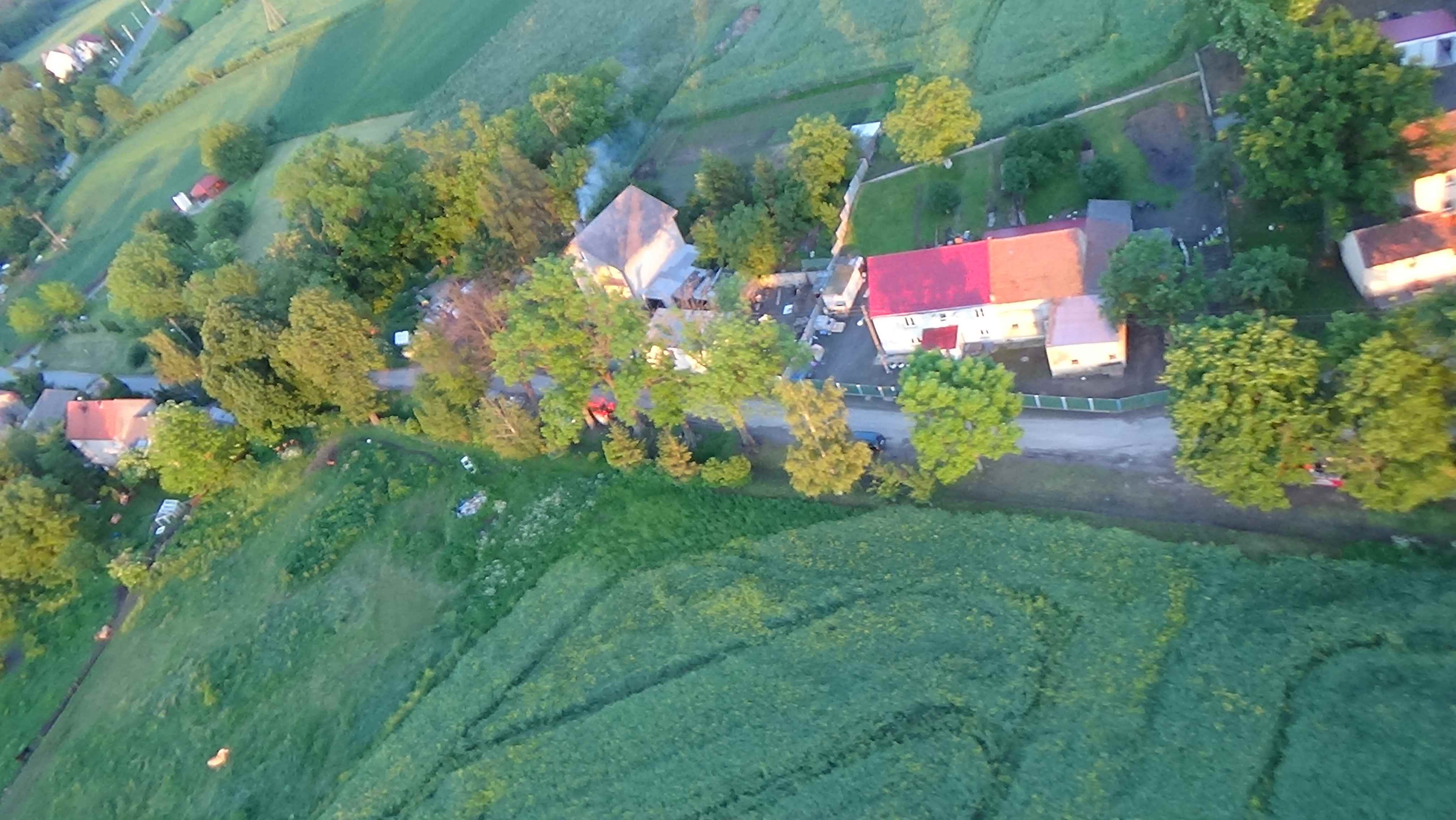 Lubień z lotu ptaka. Zobacz jak wygląda wioska       
