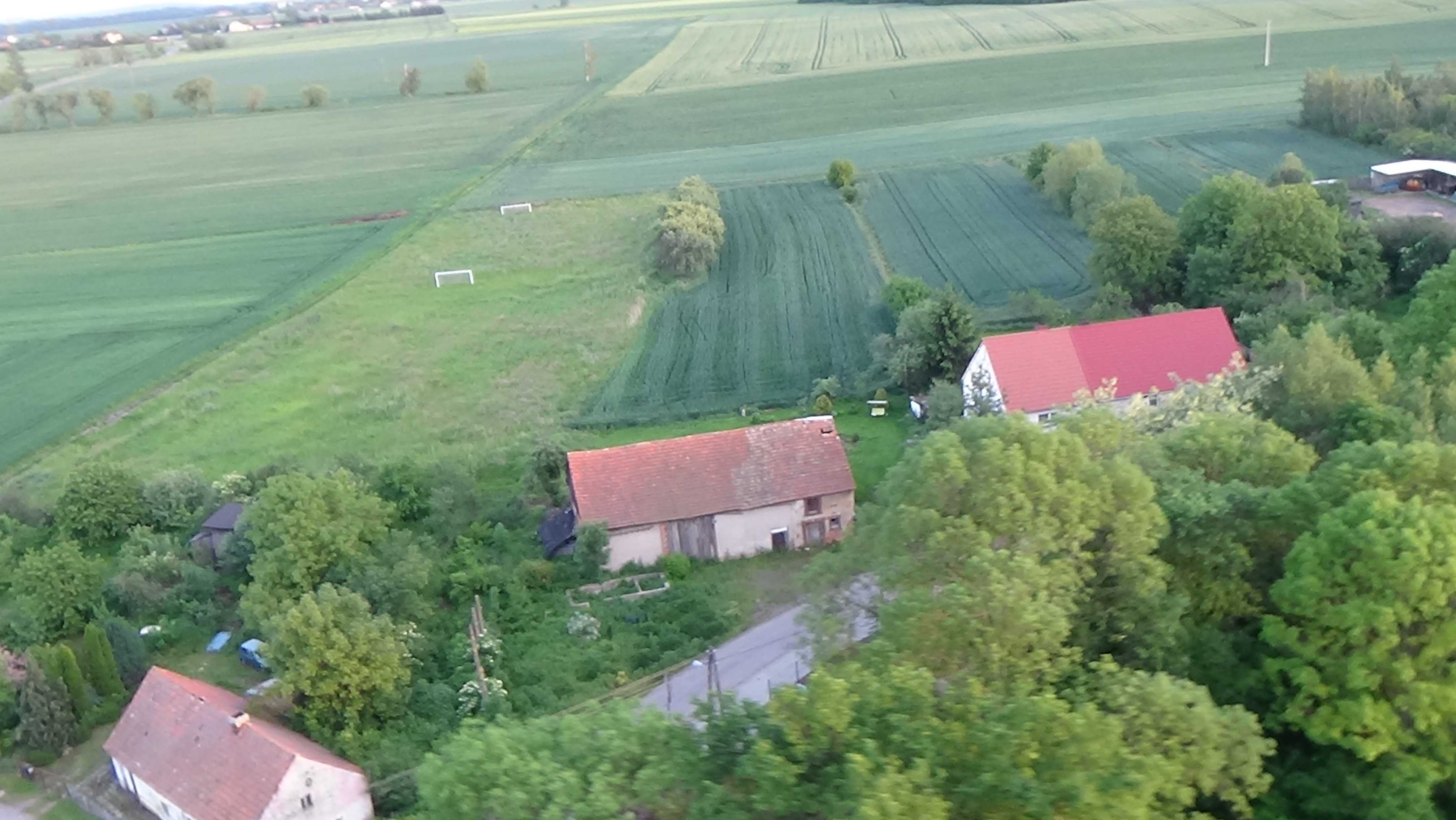 Koiszków z lotu ptaka. Zobacz jak wygląda wioska        	