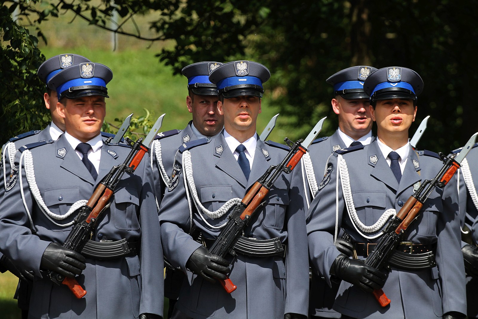 Dęby Pamięci poległych policjantów będą rosły w Parku Bielańskim