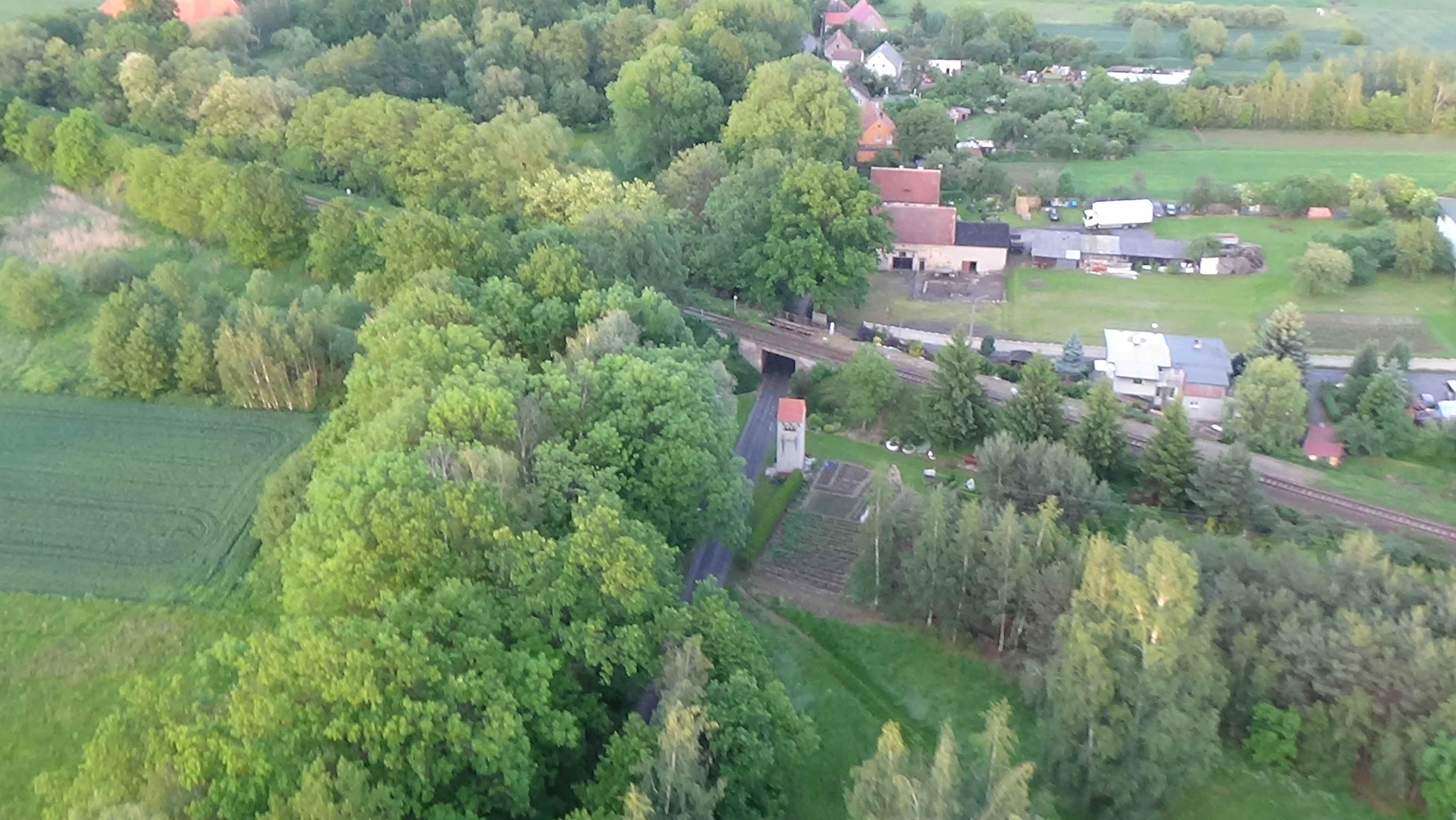 Koiszków z lotu ptaka. Zobacz jak wygląda wioska        	