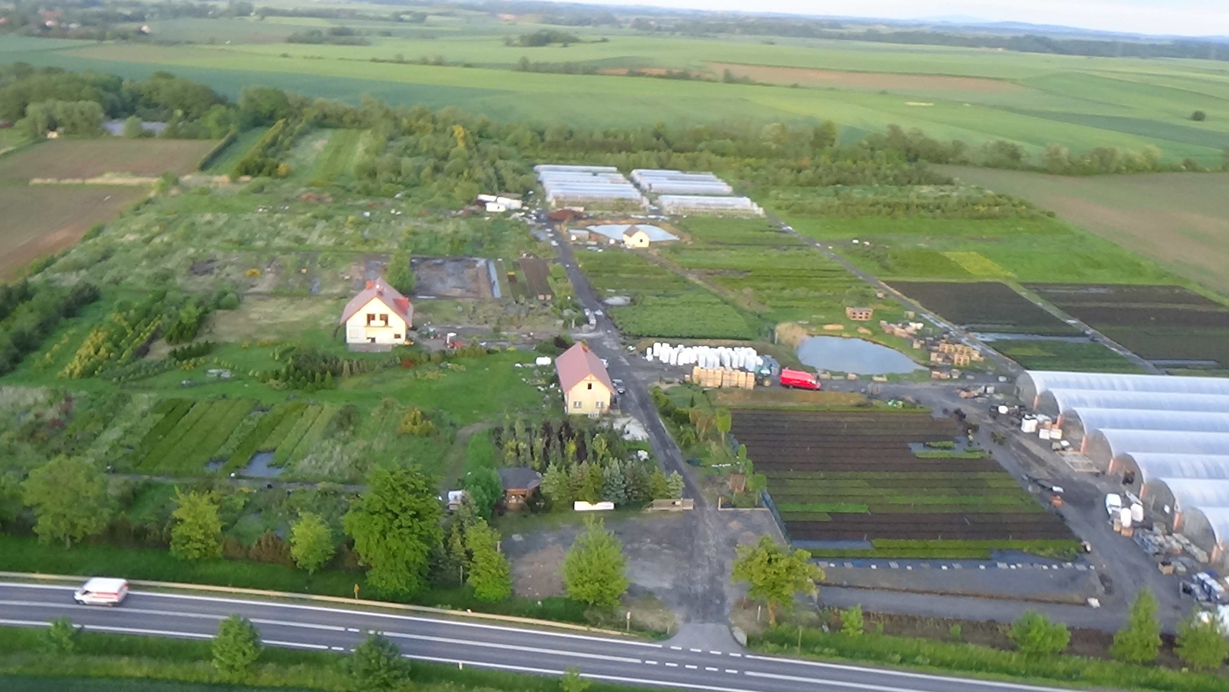Koiszków z lotu ptaka. Zobacz jak wygląda wioska        	