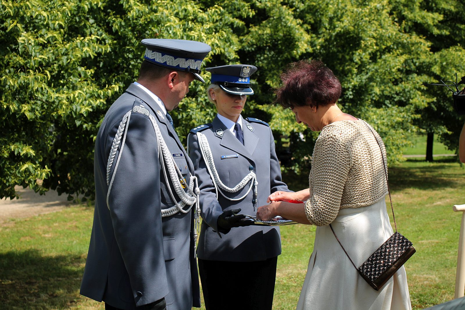 Dęby Pamięci poległych policjantów będą rosły w Parku Bielańskim