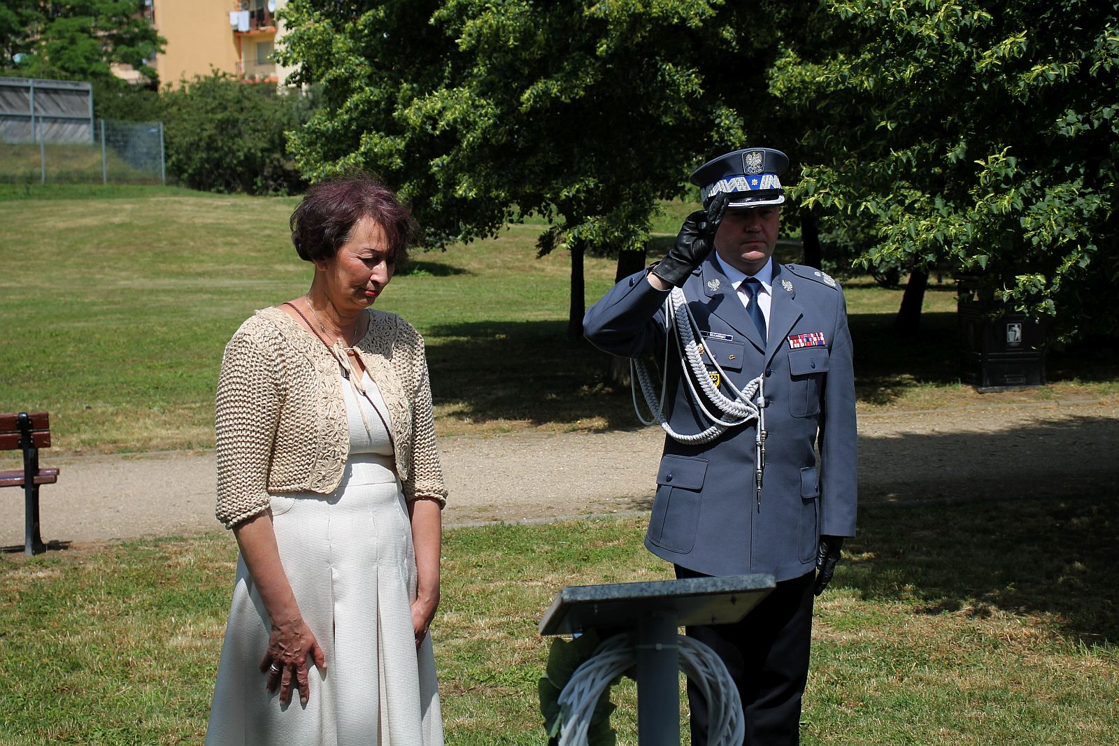 Dęby Pamięci poległych policjantów będą rosły w Parku Bielańskim