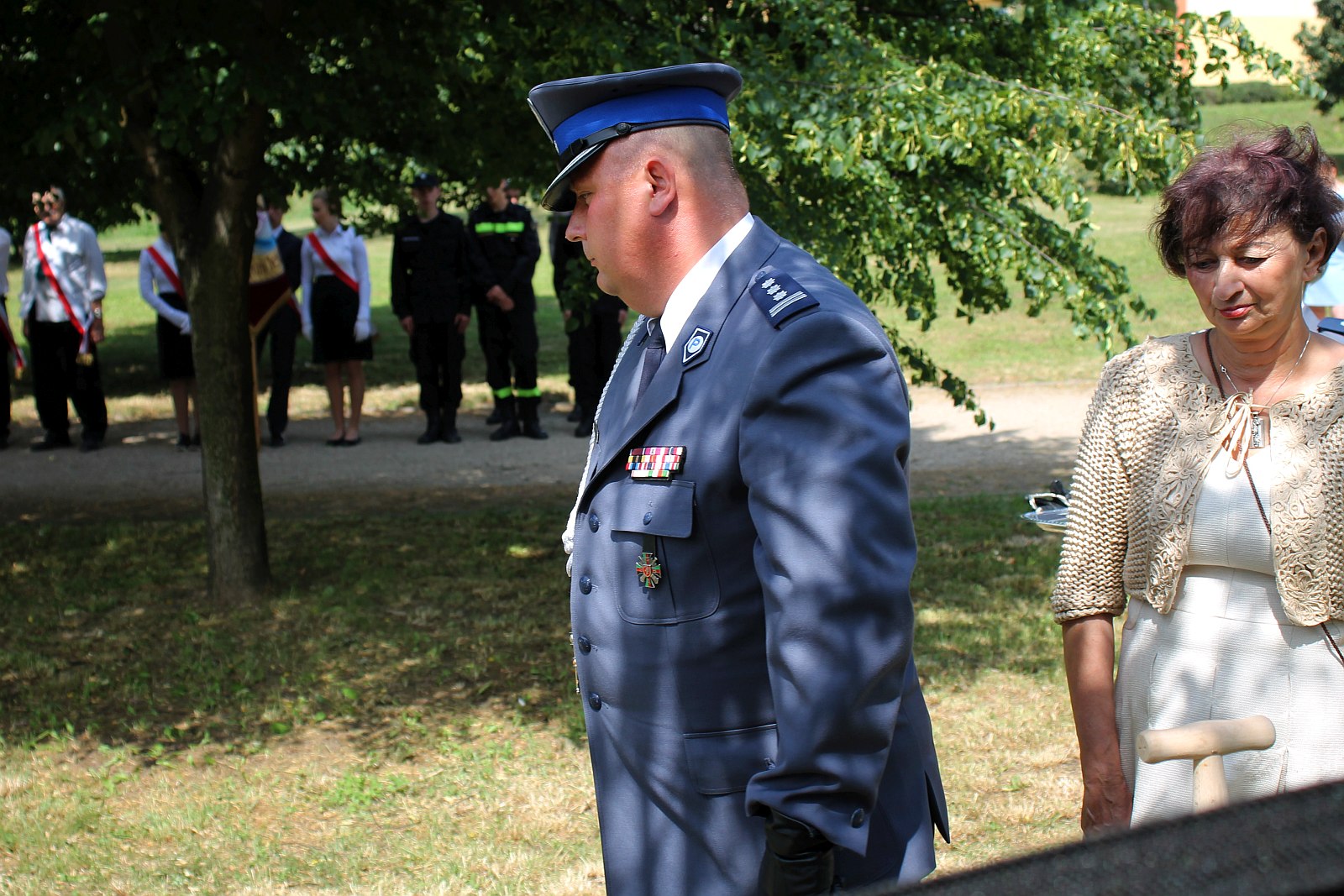 Dęby Pamięci poległych policjantów będą rosły w Parku Bielańskim