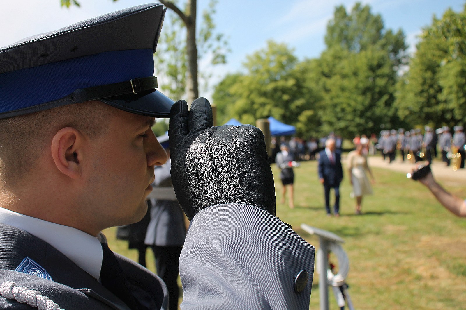 Dęby Pamięci poległych policjantów będą rosły w Parku Bielańskim
