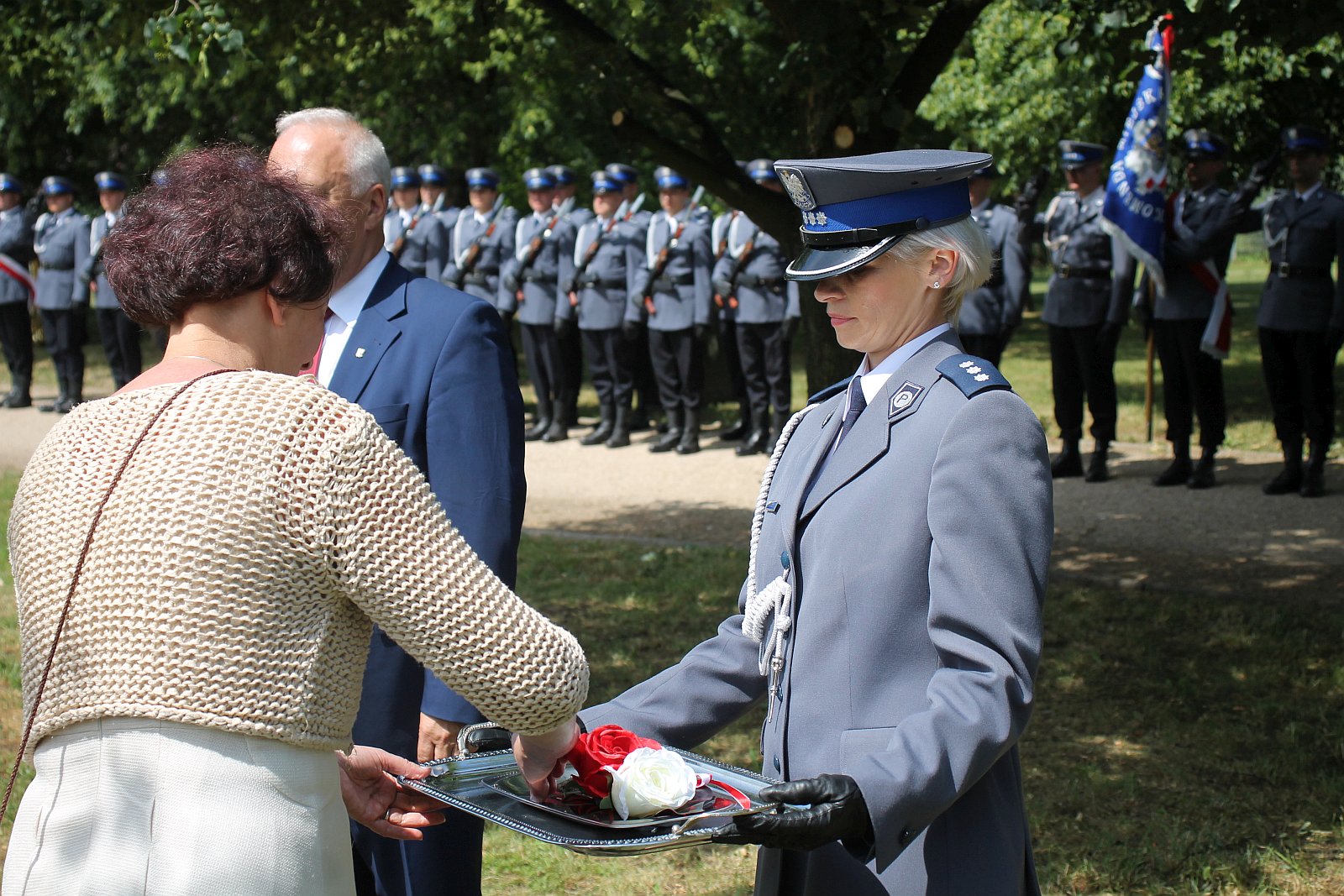 Dęby Pamięci poległych policjantów będą rosły w Parku Bielańskim