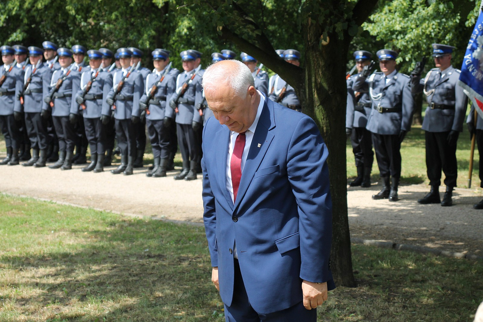 Dęby Pamięci poległych policjantów będą rosły w Parku Bielańskim