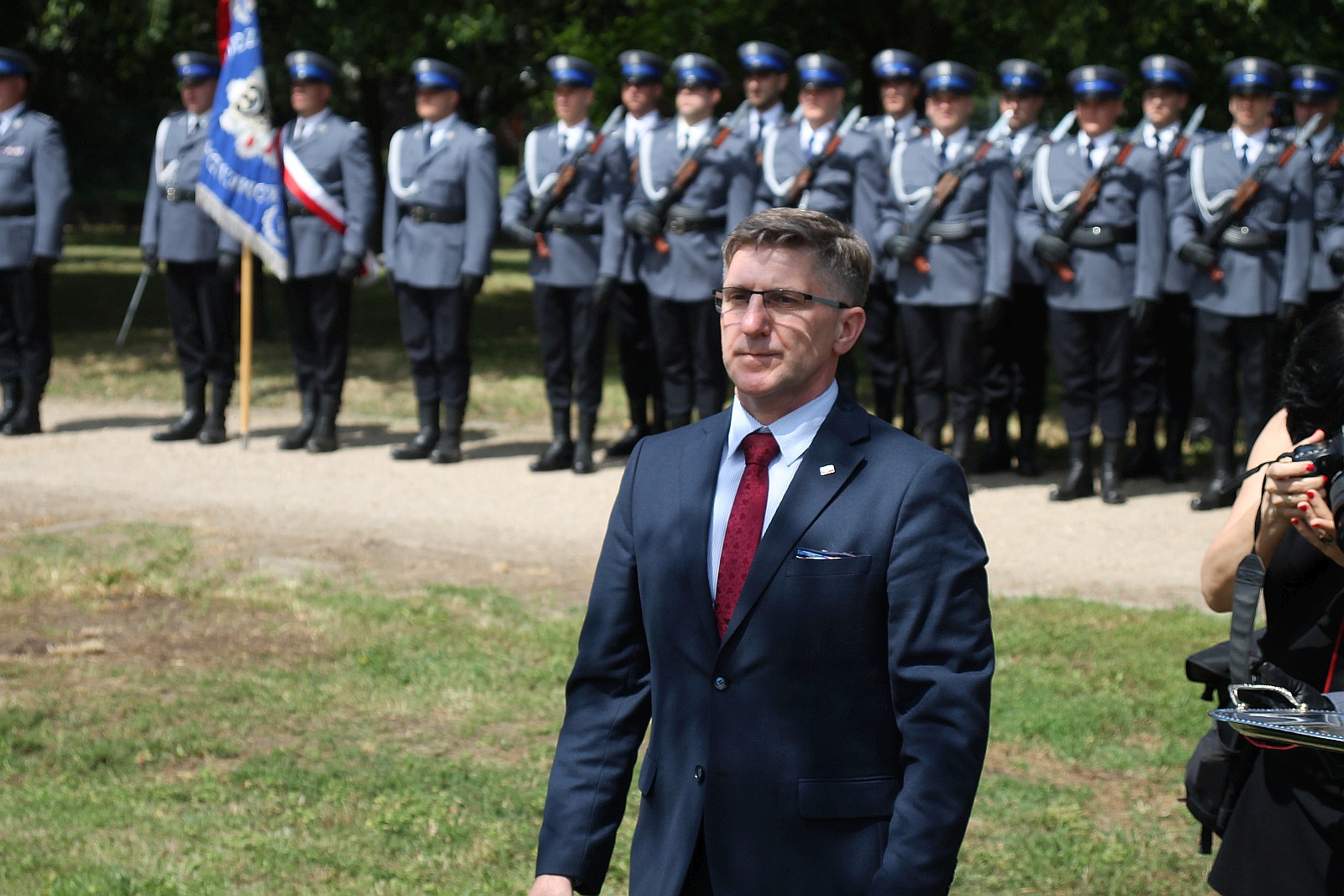 Dęby Pamięci poległych policjantów będą rosły w Parku Bielańskim
