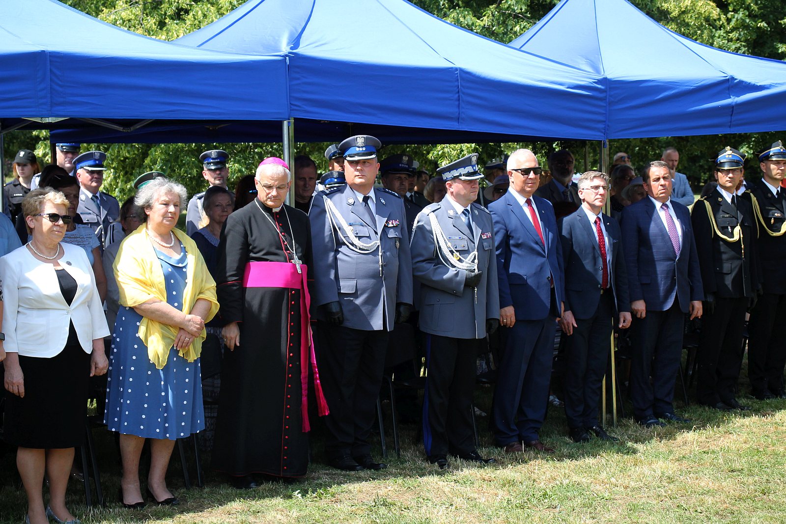 Dęby Pamięci poległych policjantów będą rosły w Parku Bielańskim