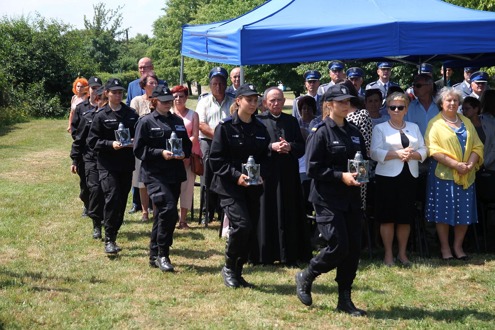 Dęby Pamięci poległych policjantów będą rosły w Parku Bielańskim