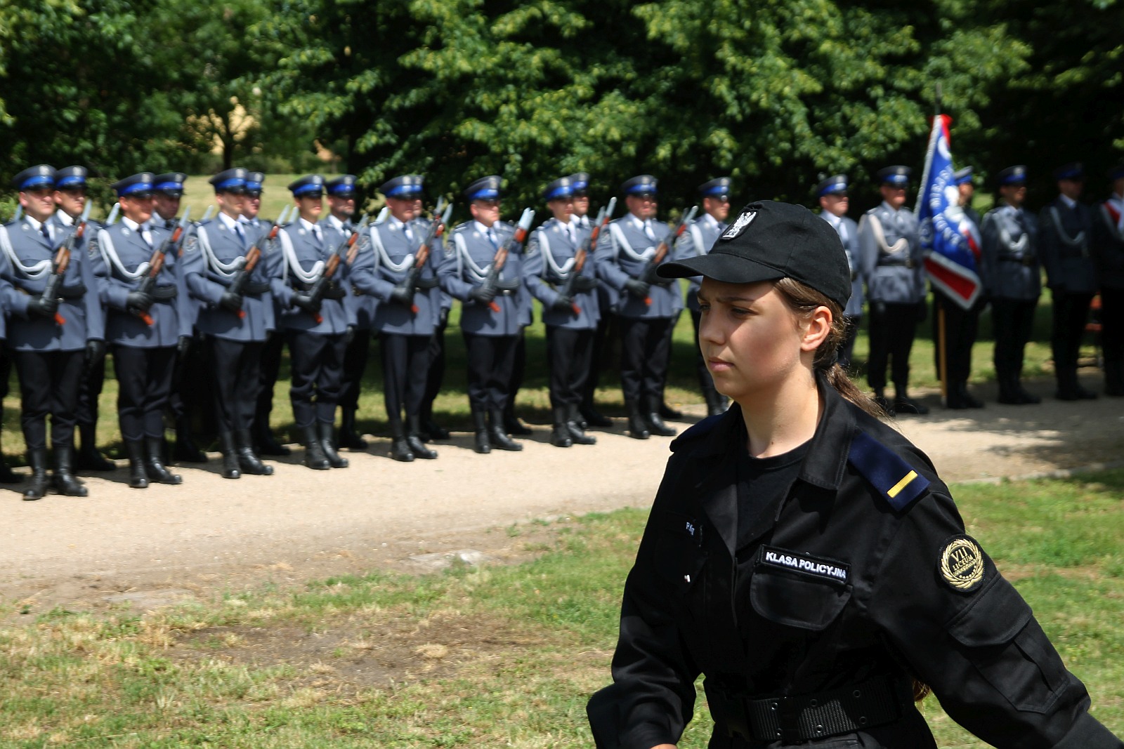 Dęby Pamięci poległych policjantów będą rosły w Parku Bielańskim