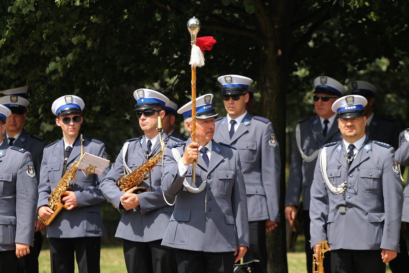 Dęby Pamięci poległych policjantów będą rosły w Parku Bielańskim