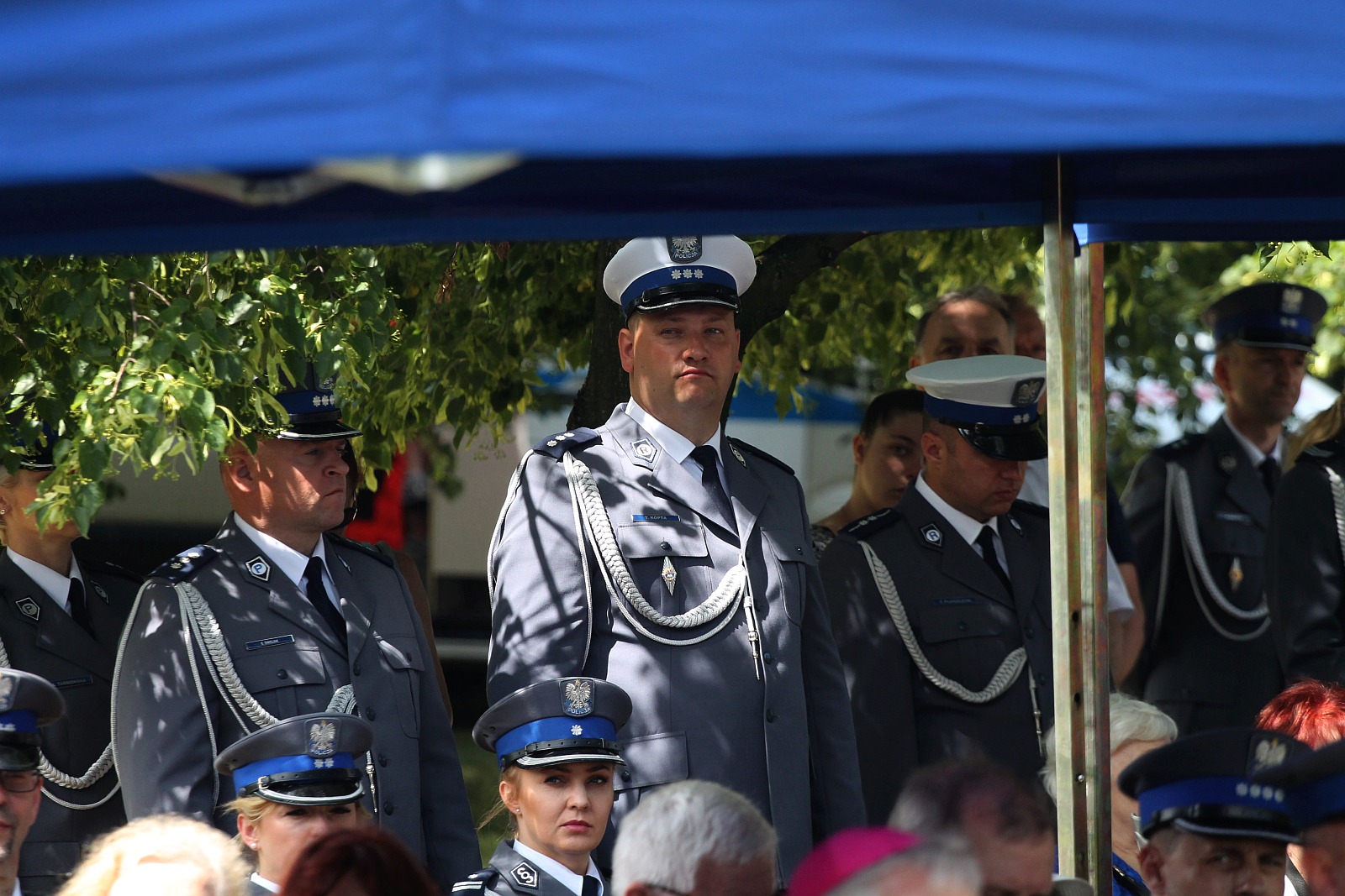Dęby Pamięci poległych policjantów będą rosły w Parku Bielańskim