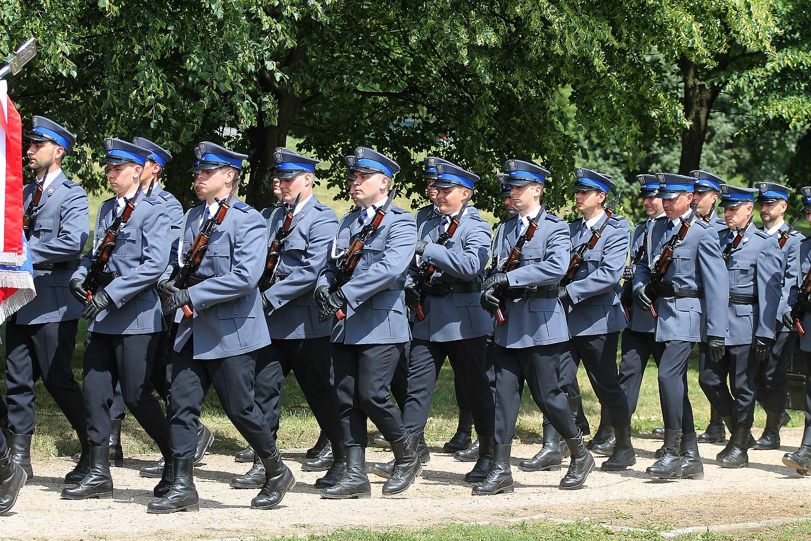 Dęby Pamięci poległych policjantów będą rosły w Parku Bielańskim