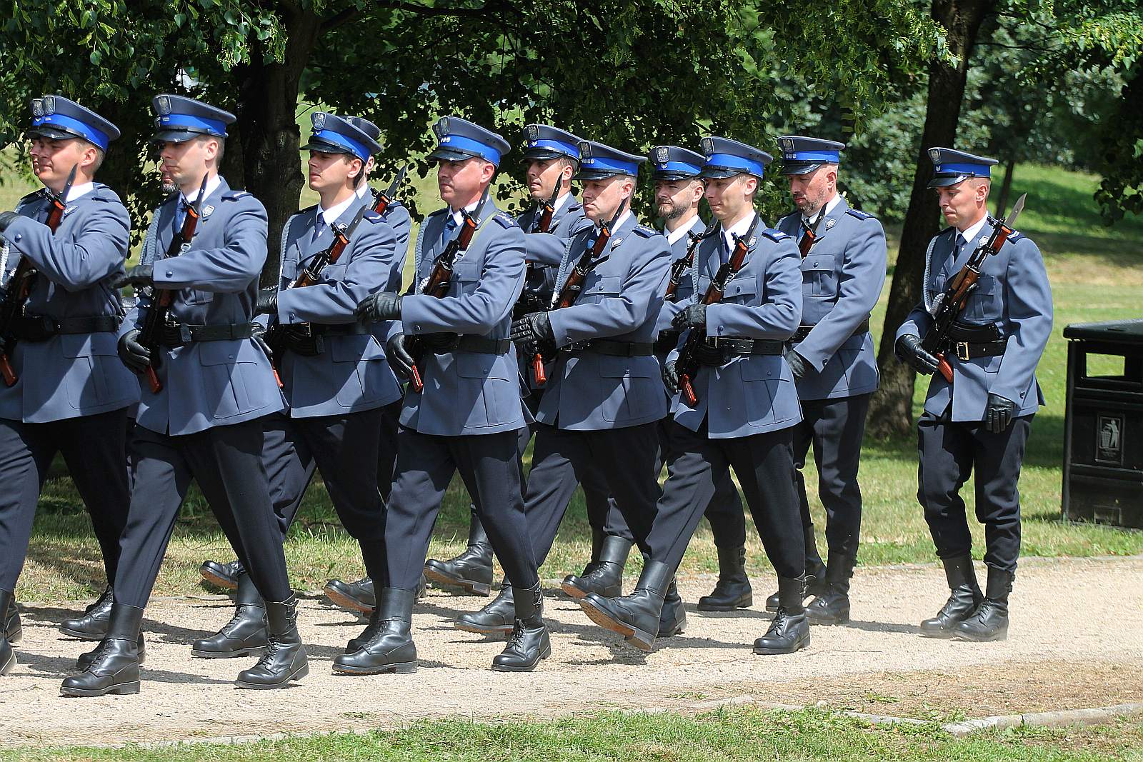 Dęby Pamięci poległych policjantów będą rosły w Parku Bielańskim