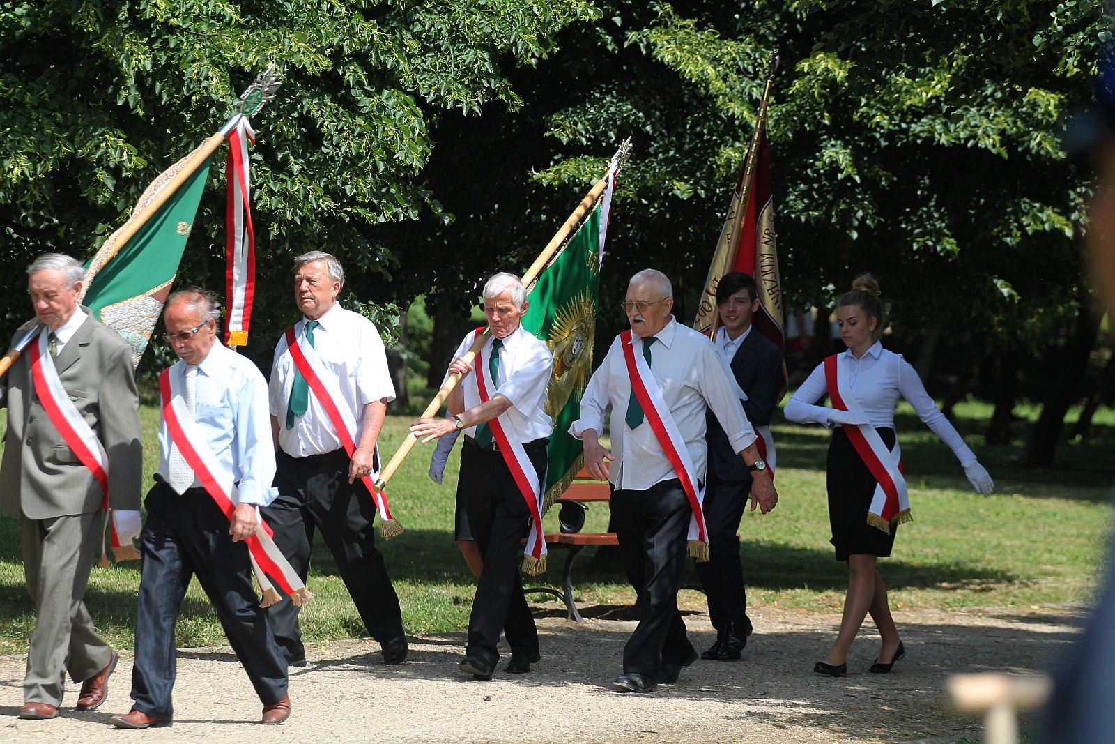 Dęby Pamięci poległych policjantów będą rosły w Parku Bielańskim