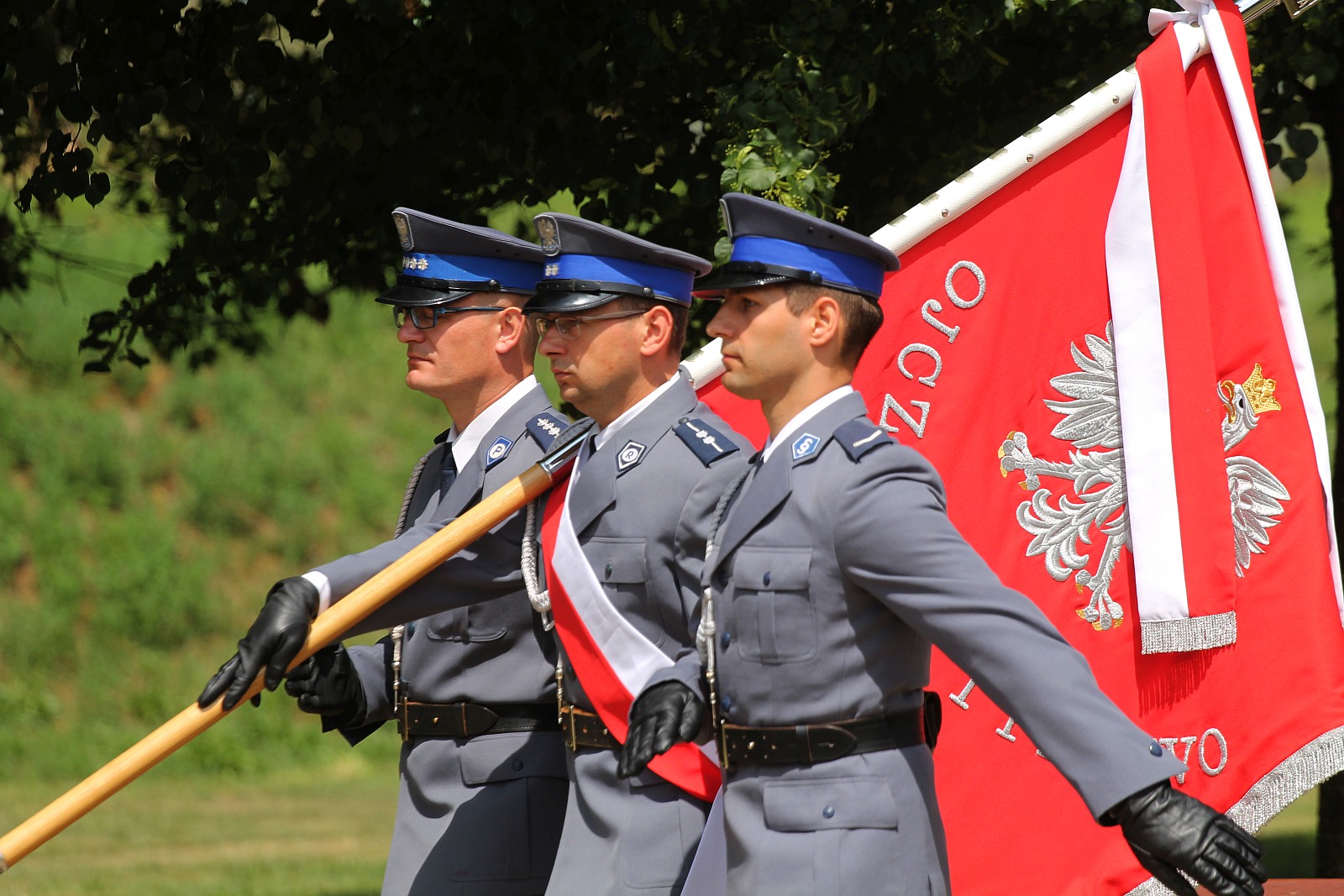 Dęby Pamięci poległych policjantów będą rosły w Parku Bielańskim