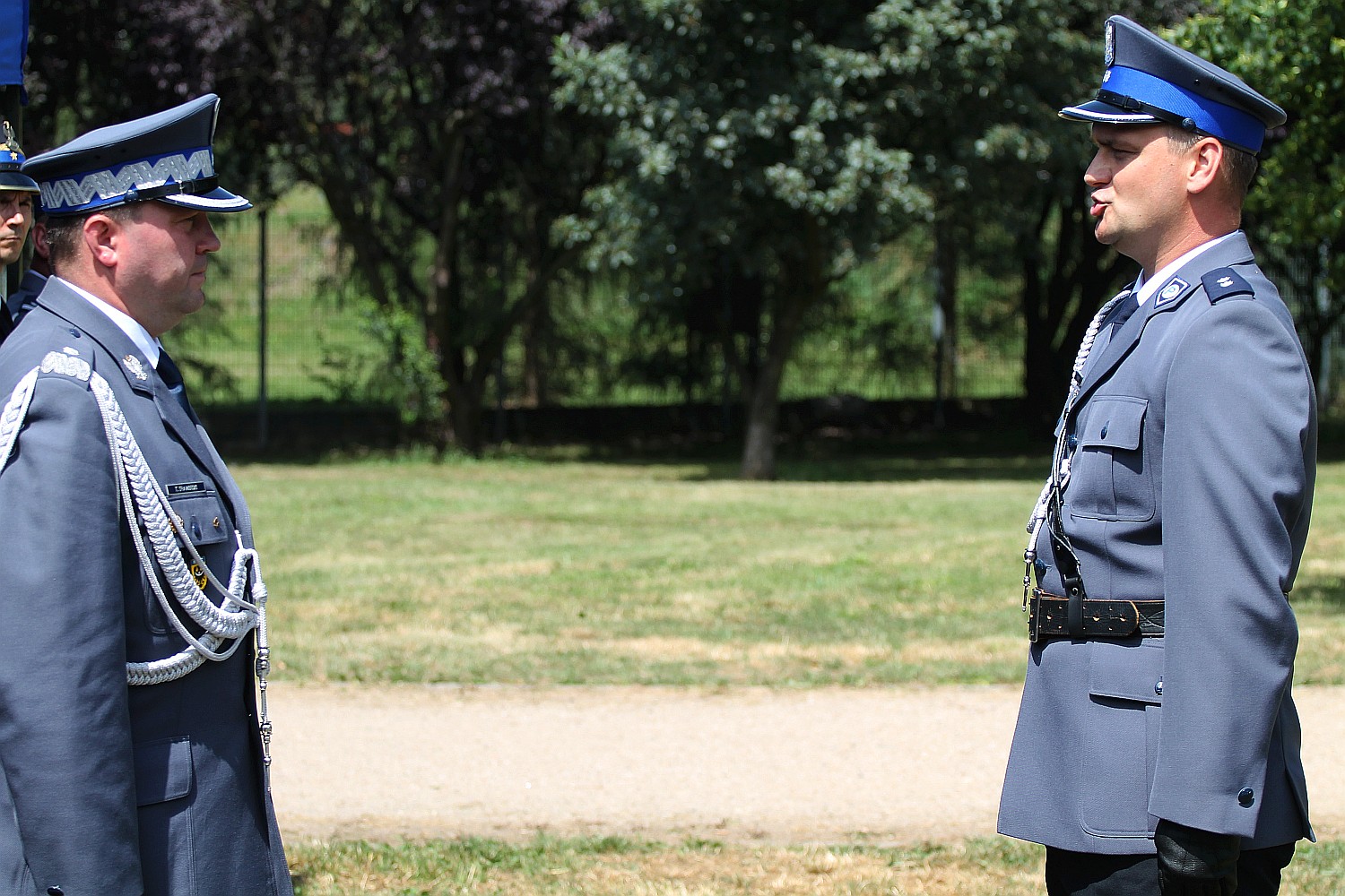 Dęby Pamięci poległych policjantów będą rosły w Parku Bielańskim