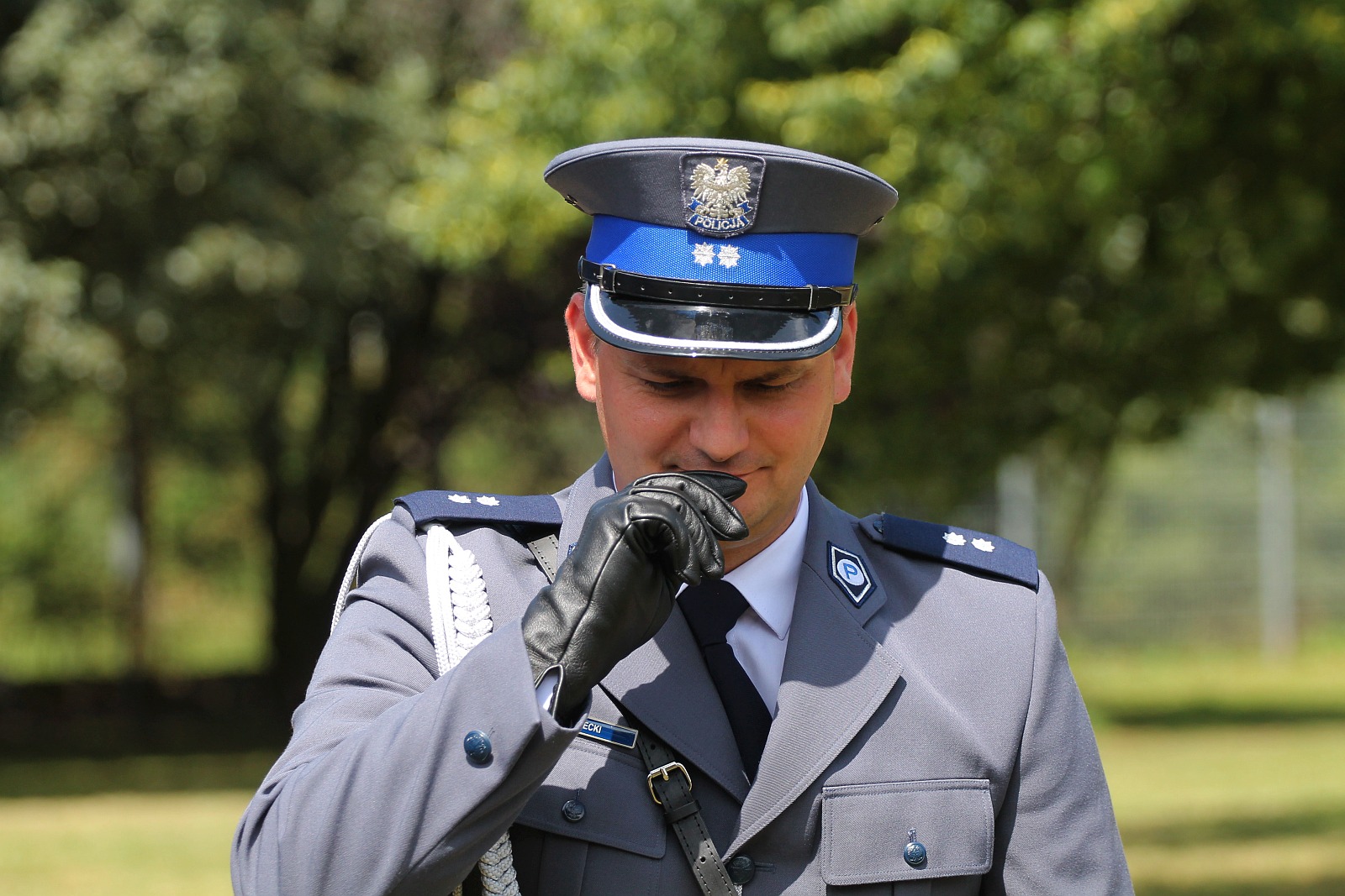 Dęby Pamięci poległych policjantów będą rosły w Parku Bielańskim