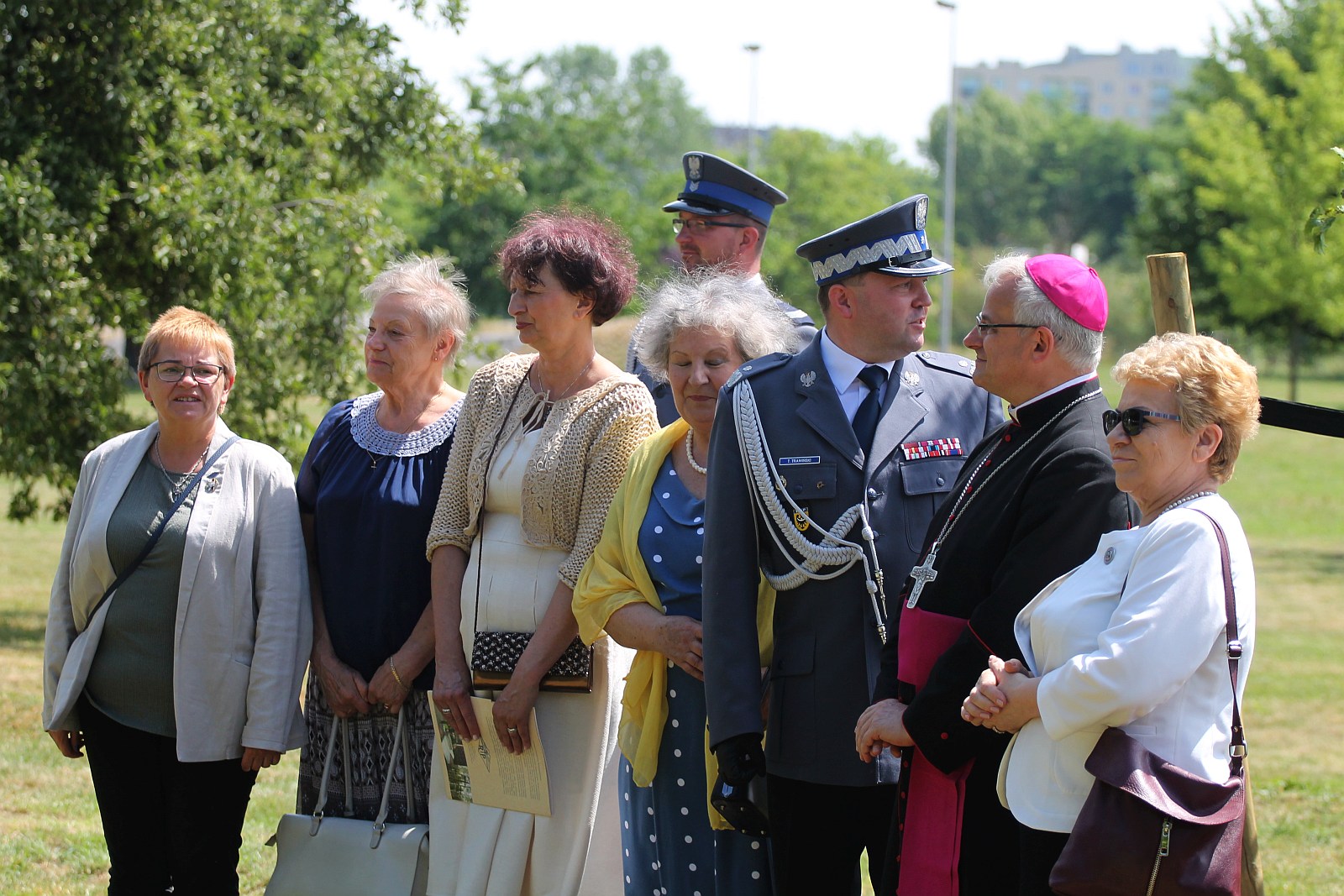 Dęby Pamięci poległych policjantów będą rosły w Parku Bielańskim