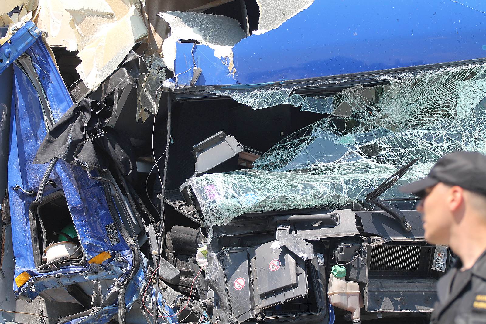 Kolizja na autostradzie A4. Trasa całkowicie zablokowana	