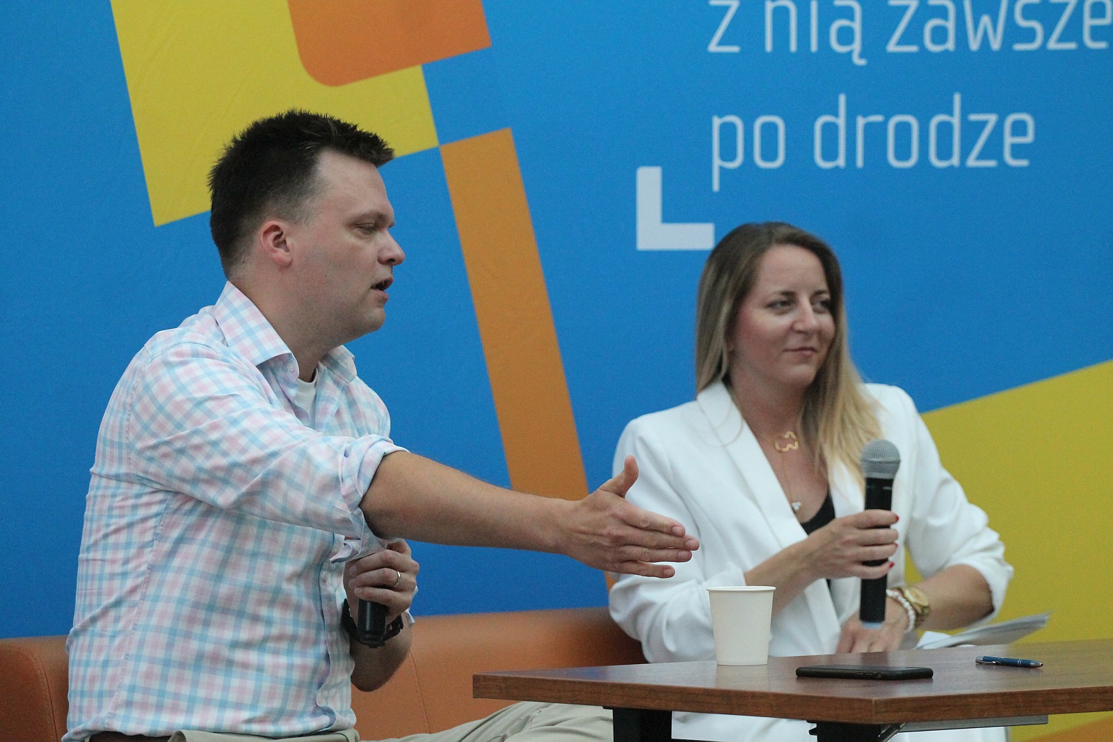 Znany dziennikarz zauroczył legniczanki swoją bezpośredniością
