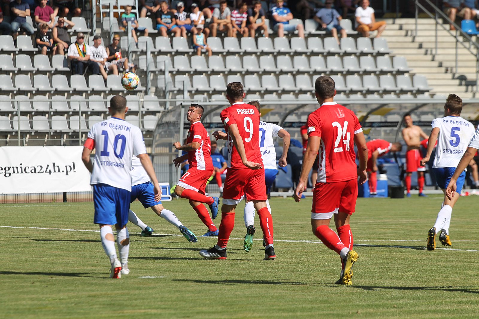 Sparing: Miedź Legnica – Błękitni Stargard Szczeciński 2:1