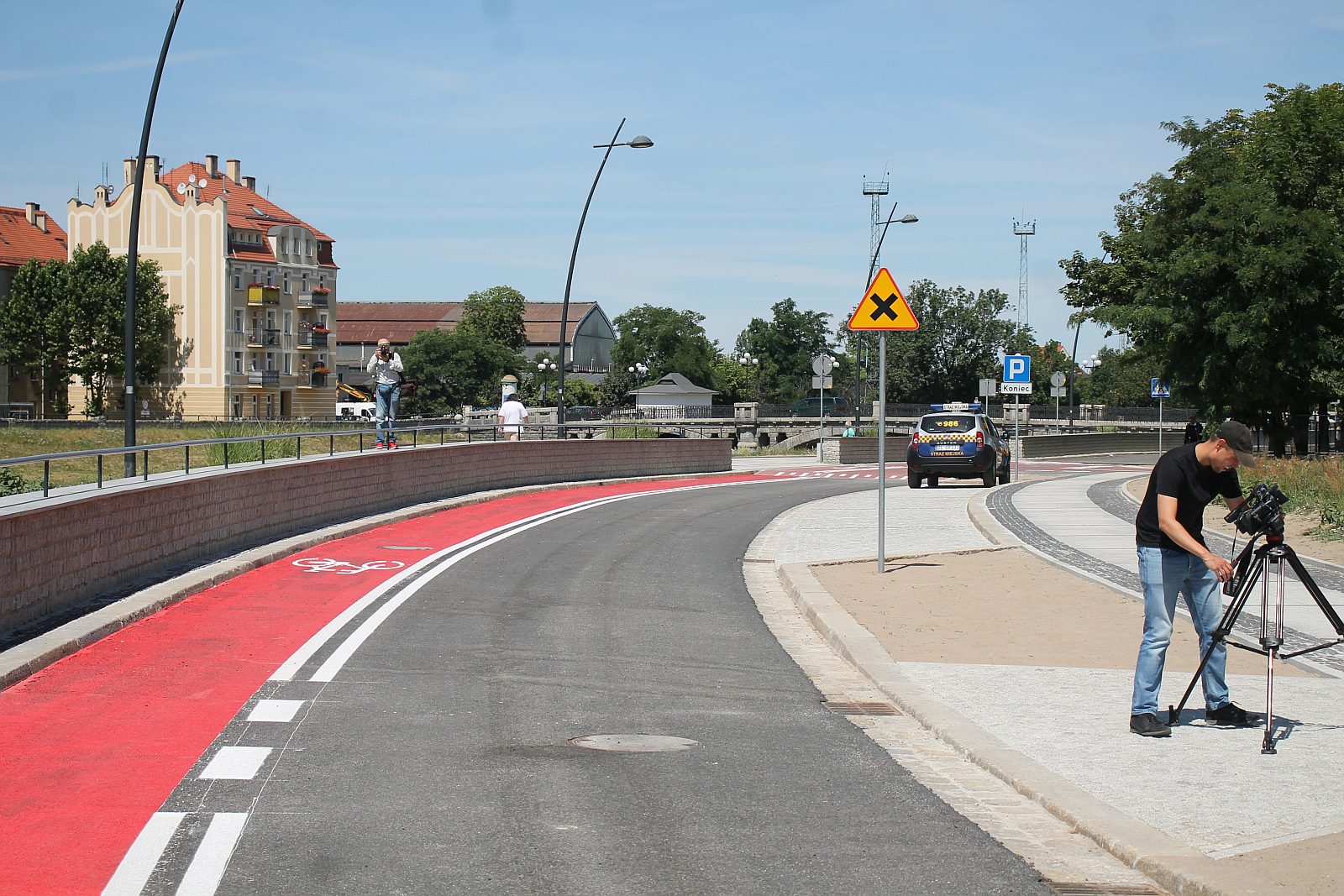 Jest już promenada nad Kaczawą. Ruch ulicą Nadbrzeżną puszczony