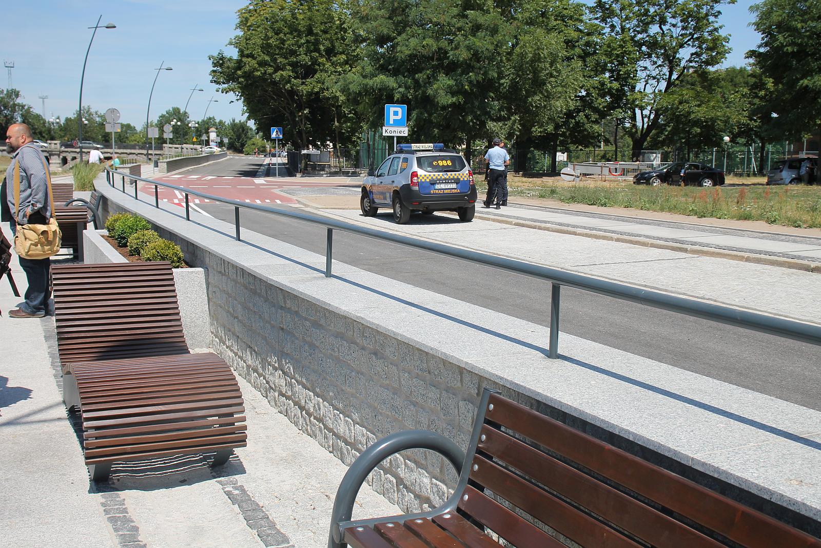 Jest już promenada nad Kaczawą. Ruch ulicą Nadbrzeżną puszczony