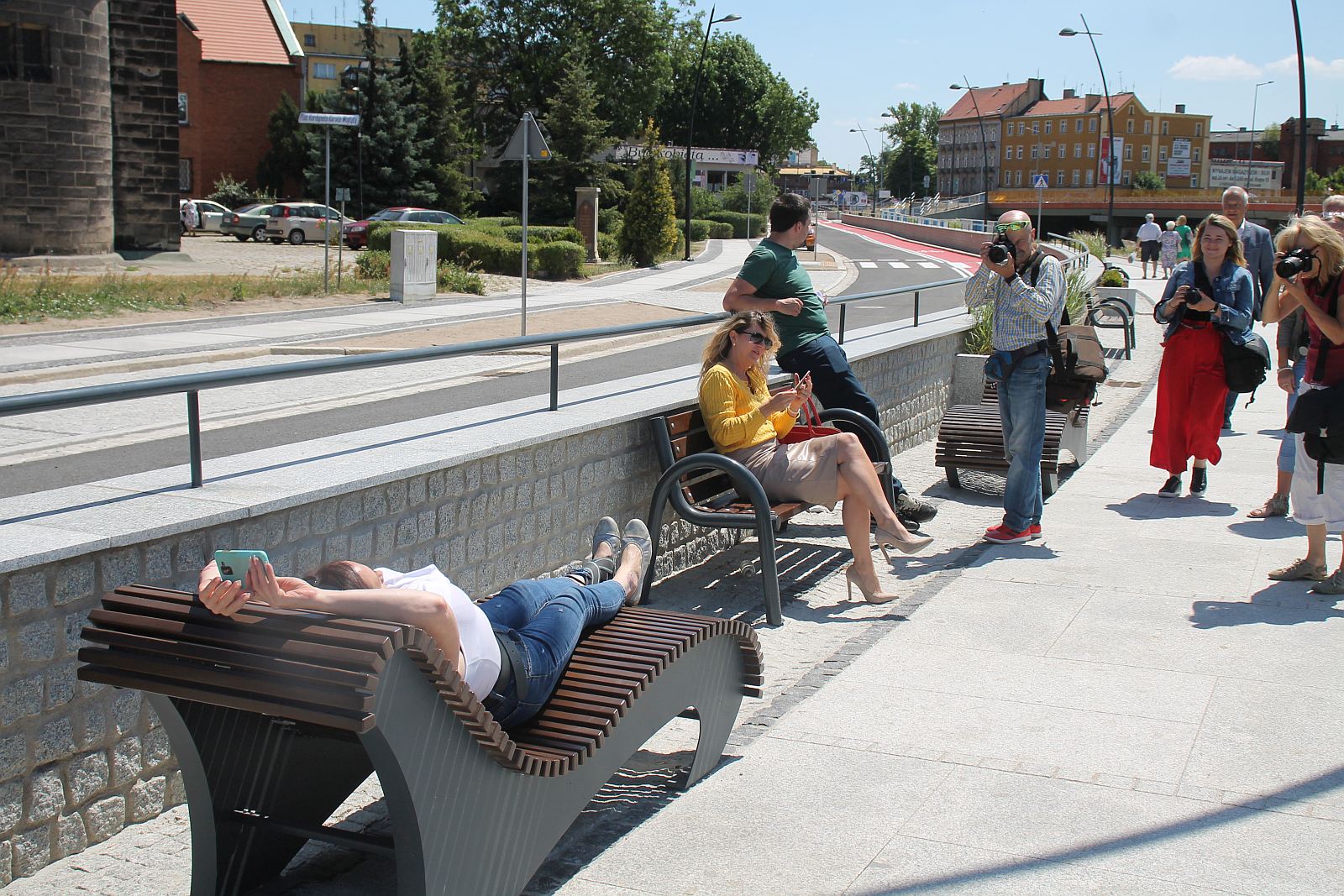 Jest już promenada nad Kaczawą. Ruch ulicą Nadbrzeżną puszczony