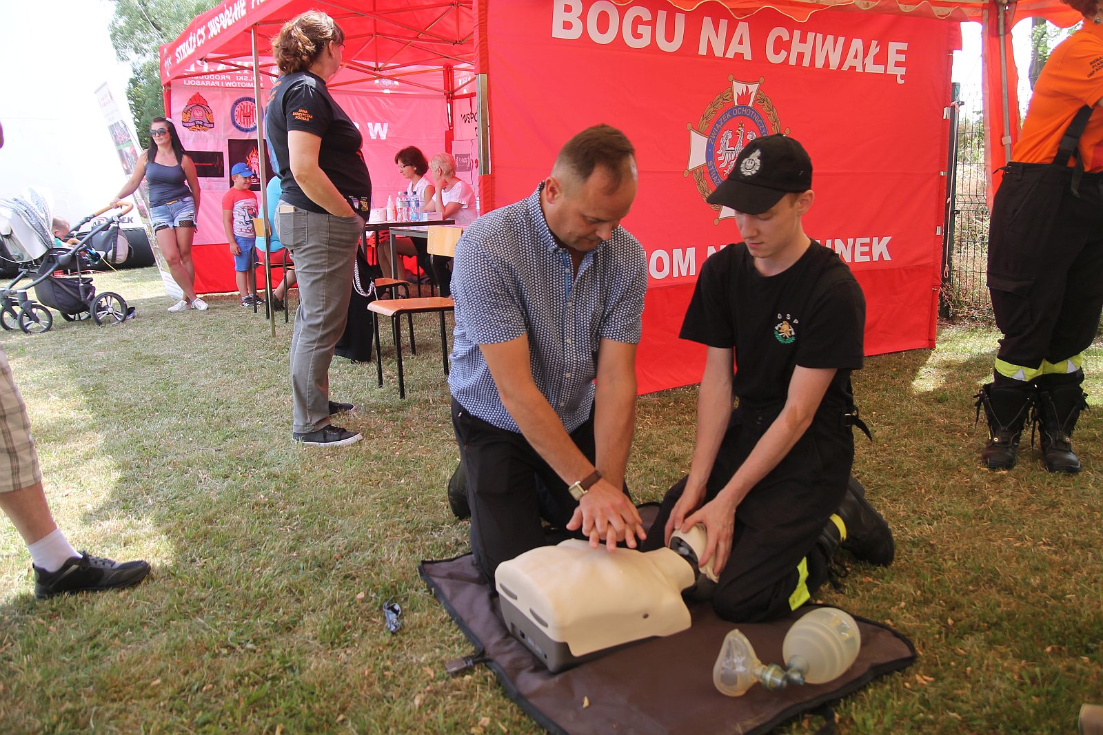 „Ucz się z Nami ratować życie”. Piknik strażacki w Kościelcu