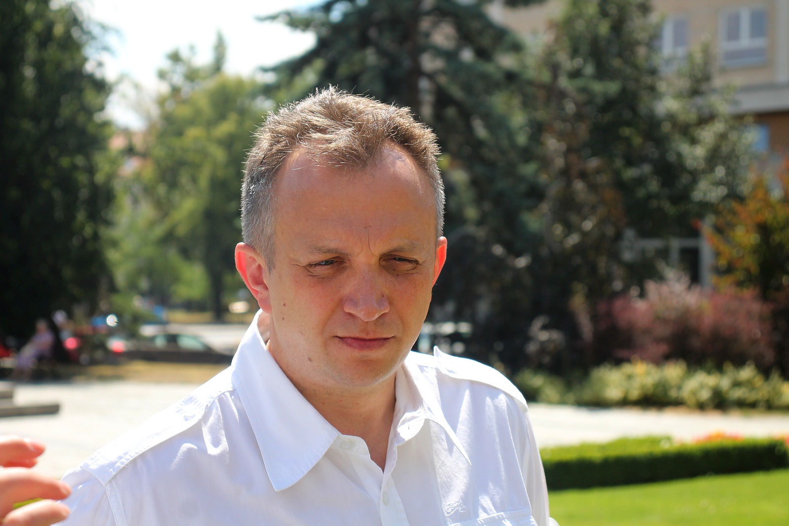 Pierwsze miodobranie w legnickiej pasiece miejskiej