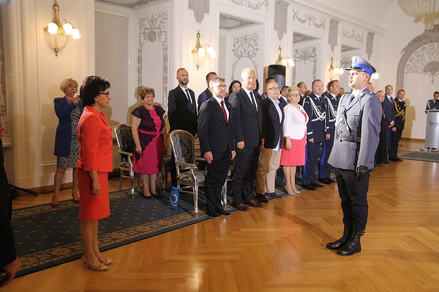 Minister Elżbieta Witek na legnickich obchodach święta policji
