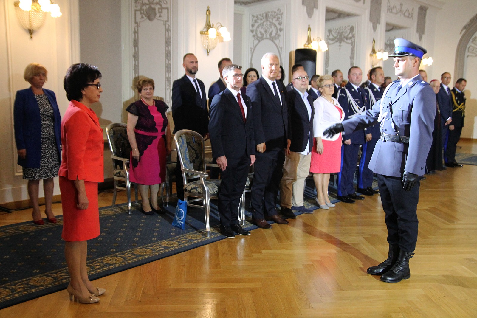 Minister Elżbieta Witek na legnickich obchodach święta policji