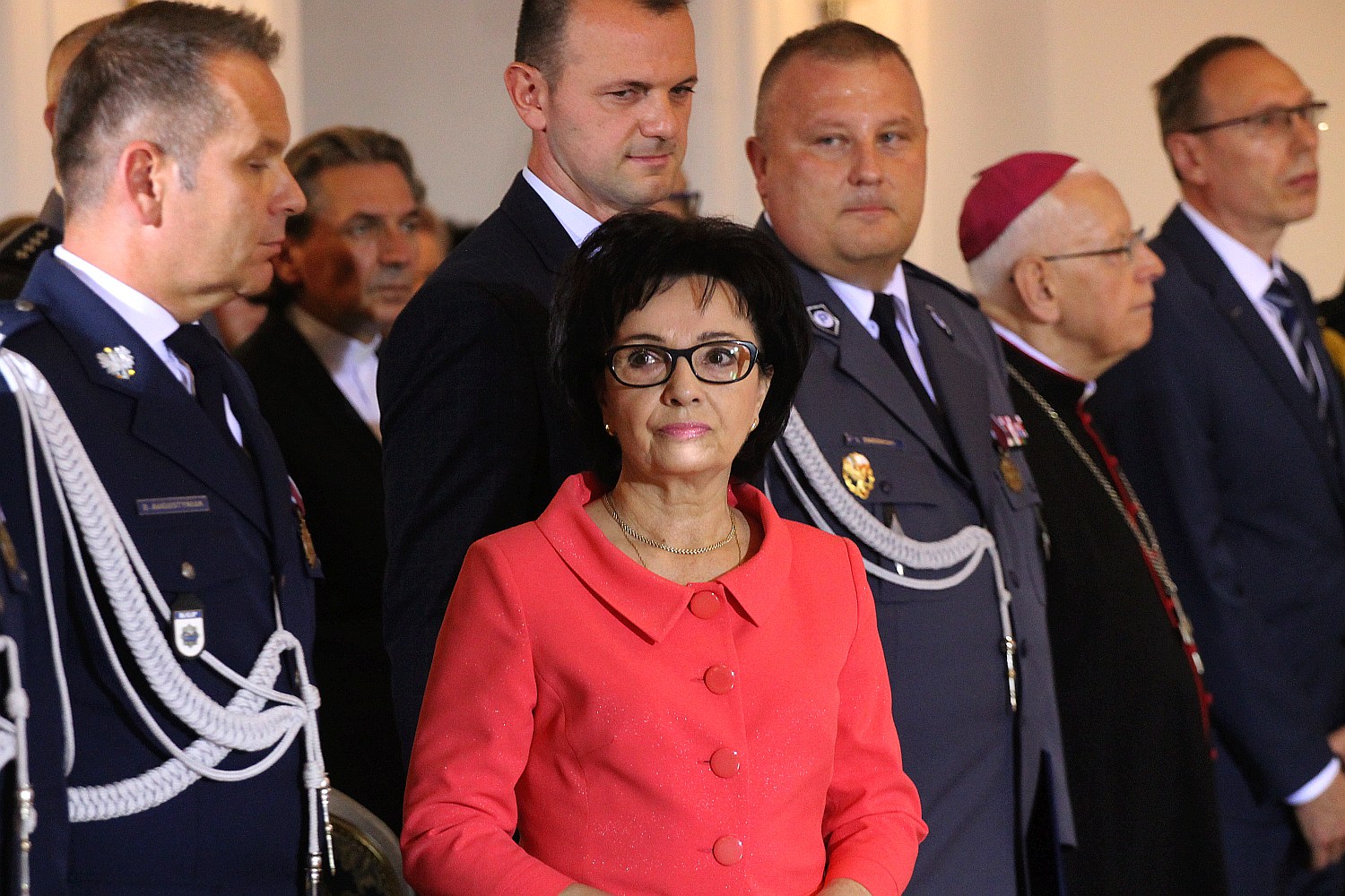 Minister Elżbieta Witek na legnickich obchodach święta policji
