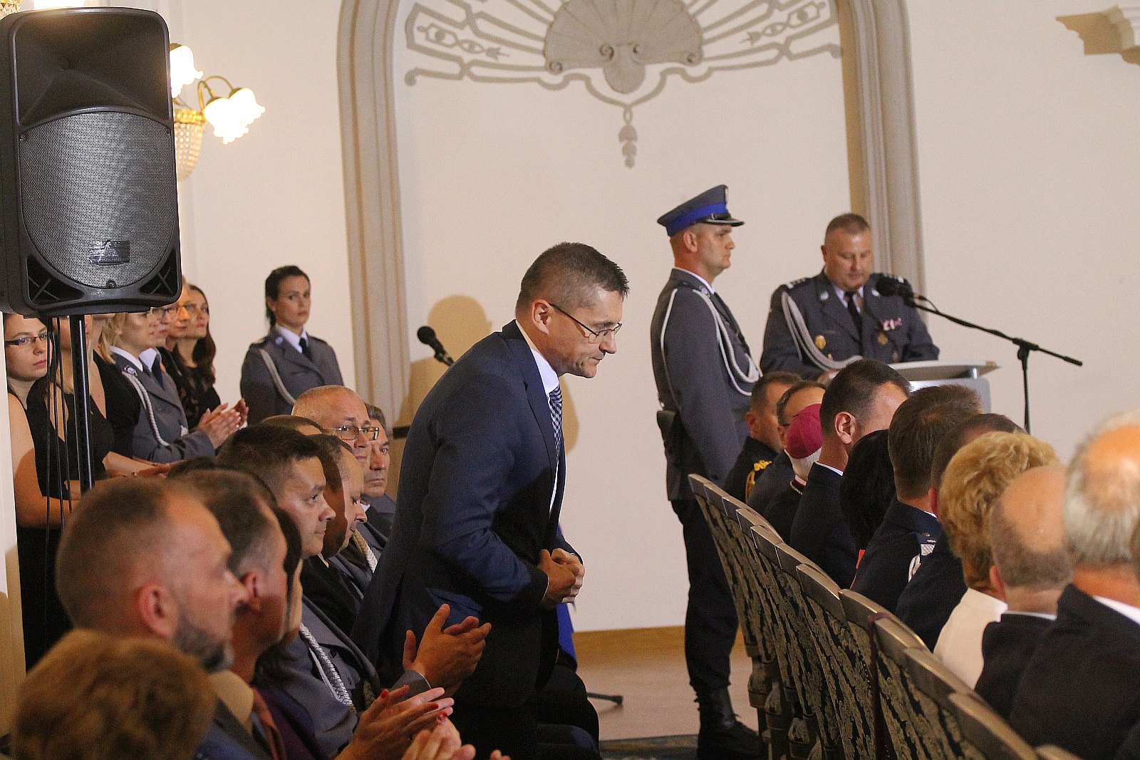 Minister Elżbieta Witek na legnickich obchodach święta policji